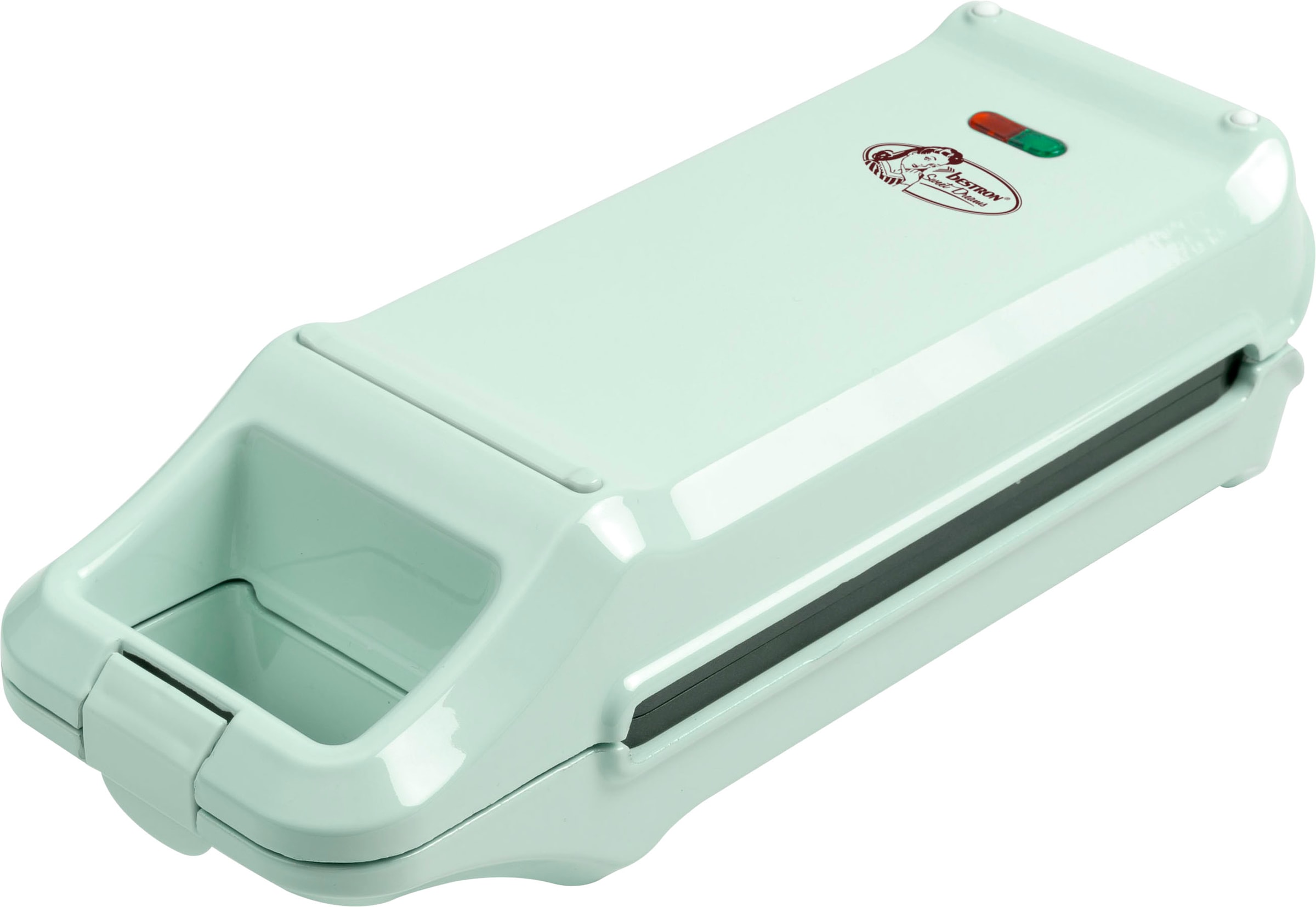 bestron Churro-Maker »ACHM200M Sweet Dreams«, 700 W, Waffeleisen für bis zu 4 Churros, Retro Design, Mint