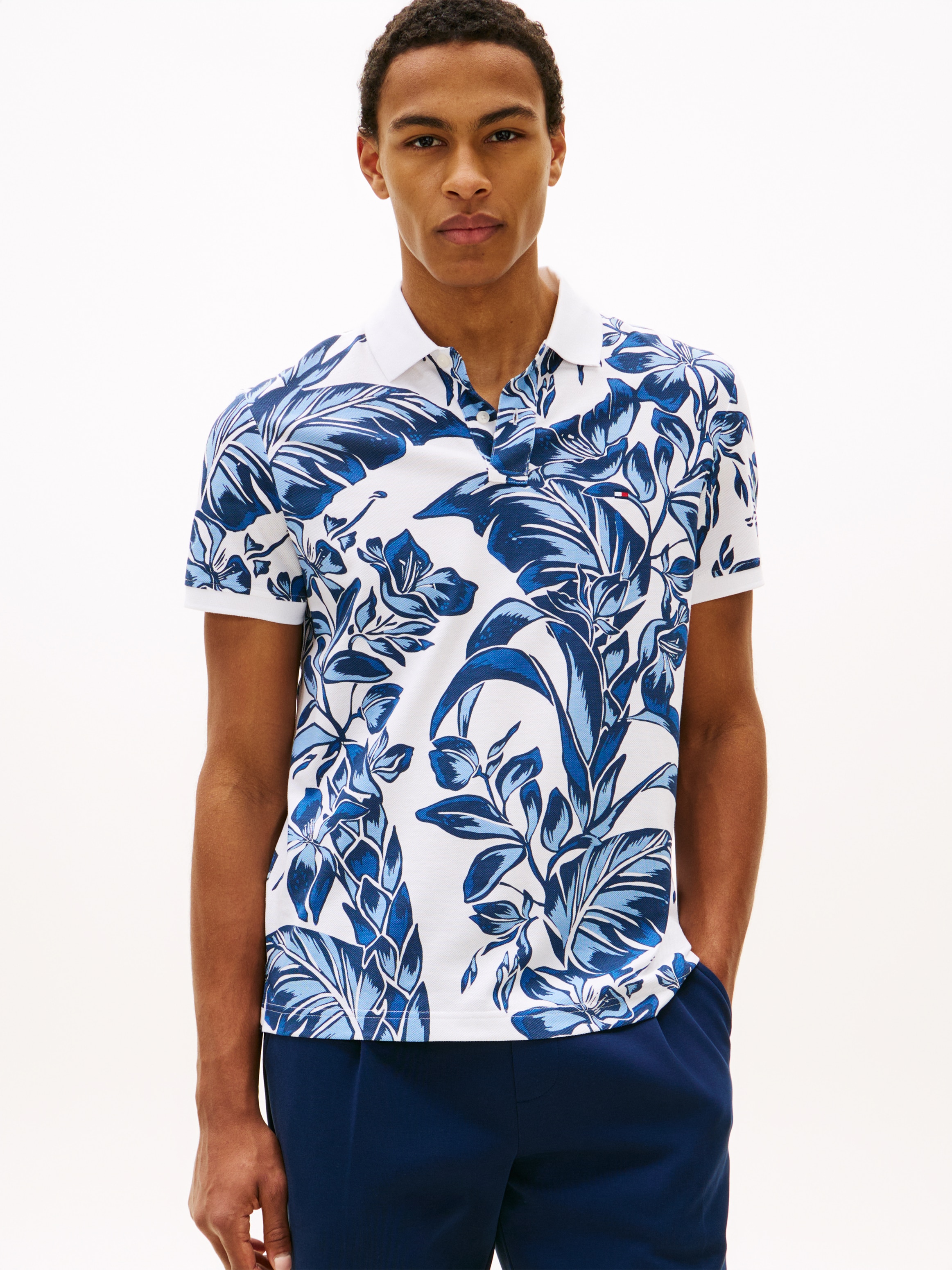Tommy Hilfiger Poloshirt »FLORAL AOP REGULAR« mit Blumenprint, regular fit
