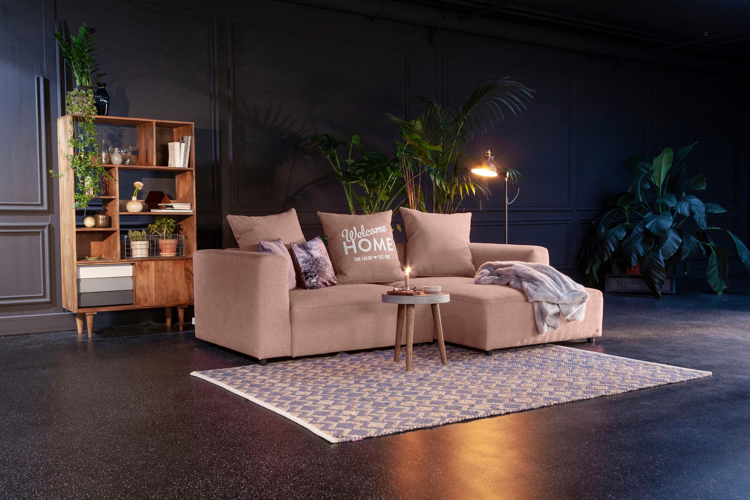 TOM TAILOR HOME Ecksofa »HEAVEN CASUAL S«, aus der COLORS COLLECTION, wahlweise mit Bettfunktion & Bettkasten