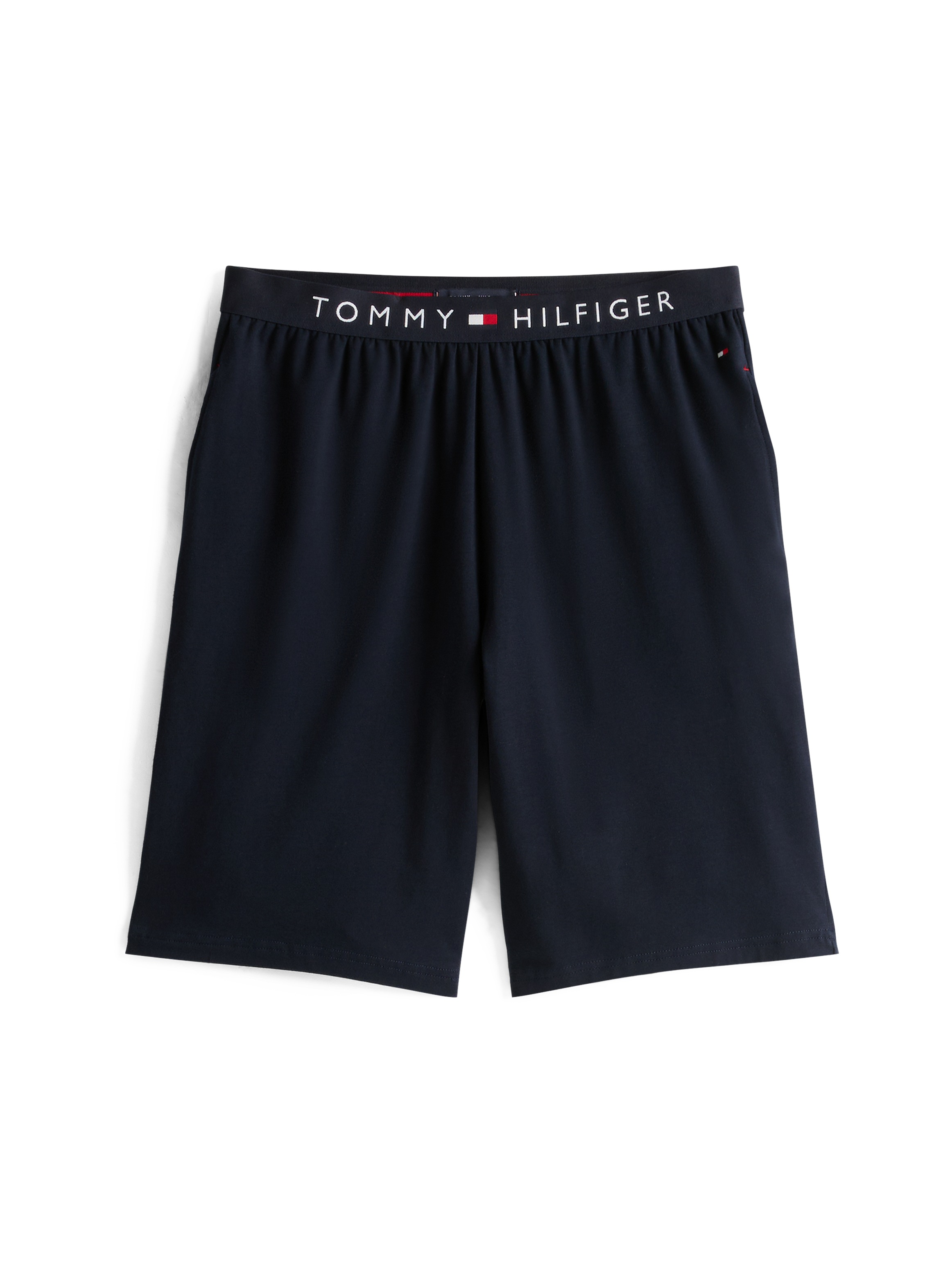 Tommy Hilfiger Underwear Pyjama »CN SS SHORT JERSEY SET«, (Set, 2 tlg., 2er), mit Logostickereien