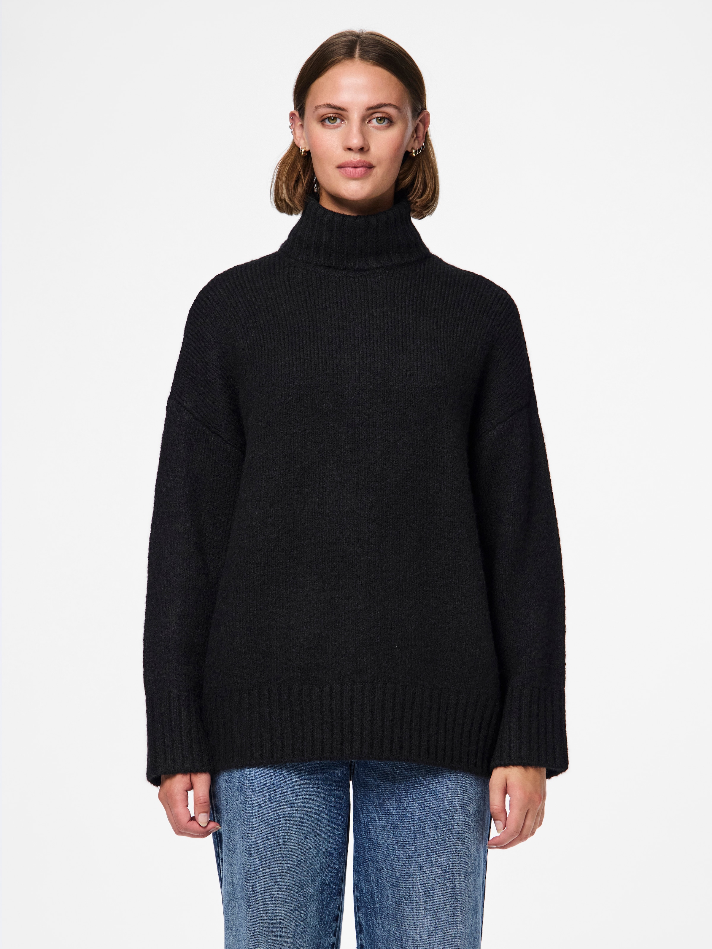 Rollkragenpullover »PCNANCY LS LOOSE ROLL NECK KNIT NOOS BC«