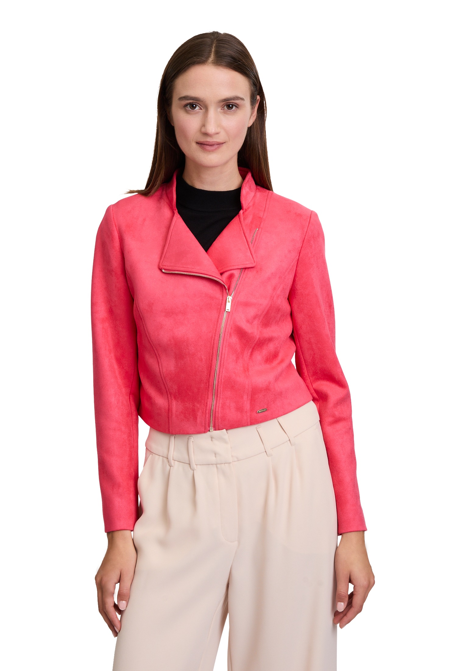 Betty&Co Jackenblazer »Bikerjacke mit Stehkragen«