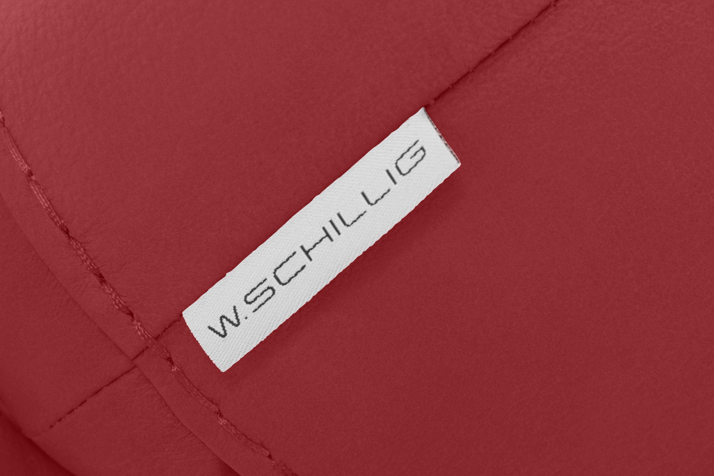 W.SCHILLIG Hocker »montanaa« mit Metallfüßen in Schwarz pulverbeschichtet, Breite 71 cm