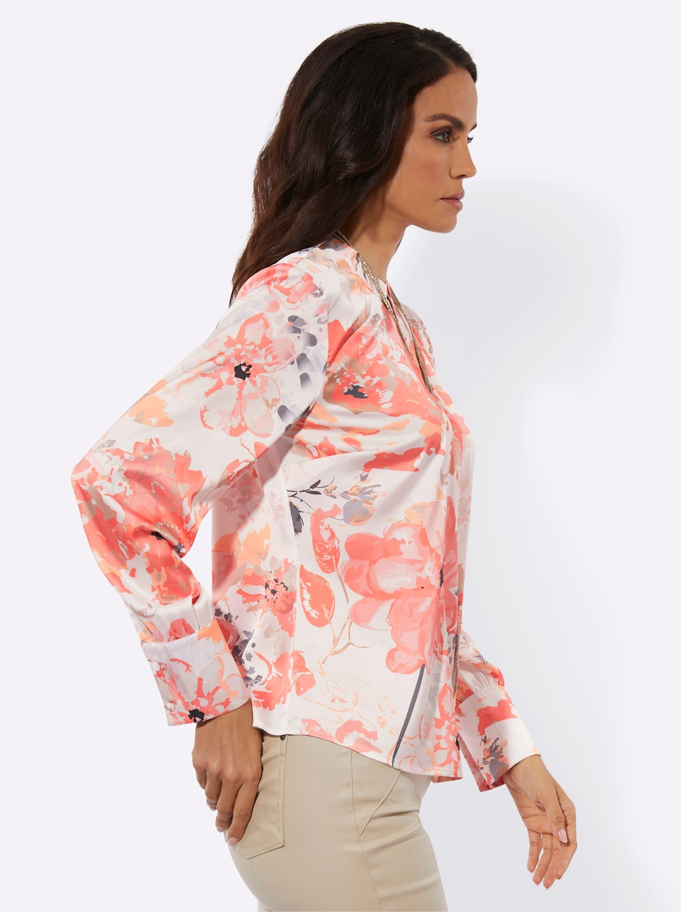 creation L Satinbluse