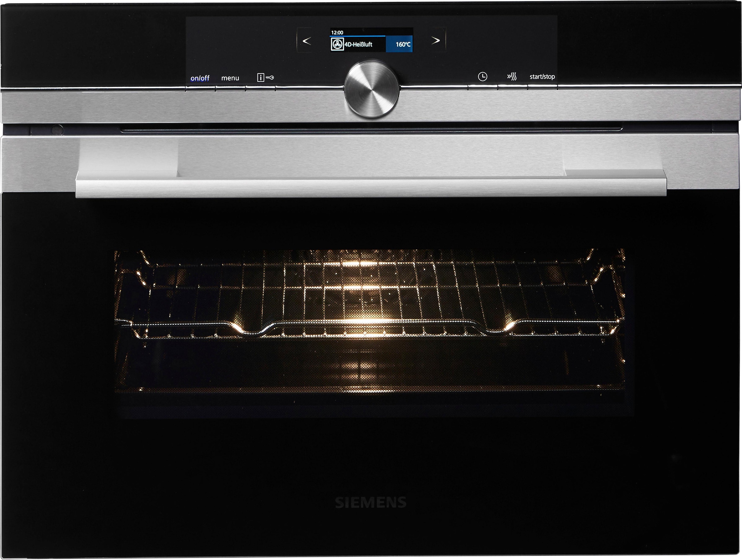 SIEMENS Pyrolyse Backofen  »CB674GBS3«, mit Teleskopauszug nachrüstbar, Aqua-Reinigungsfunktion