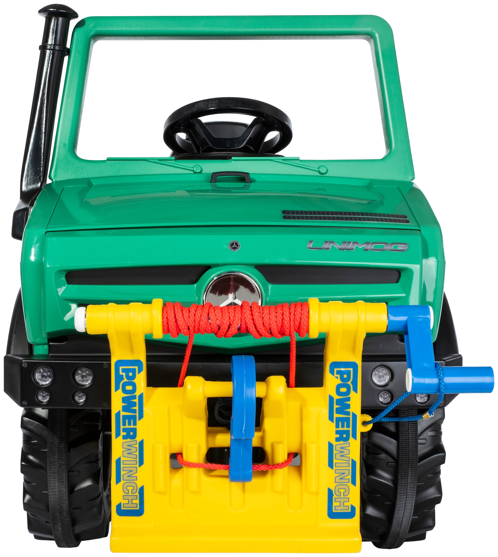 rolly toys® Tretfahrzeug »rollyUnimog Forst«, inkl. Seilwinde