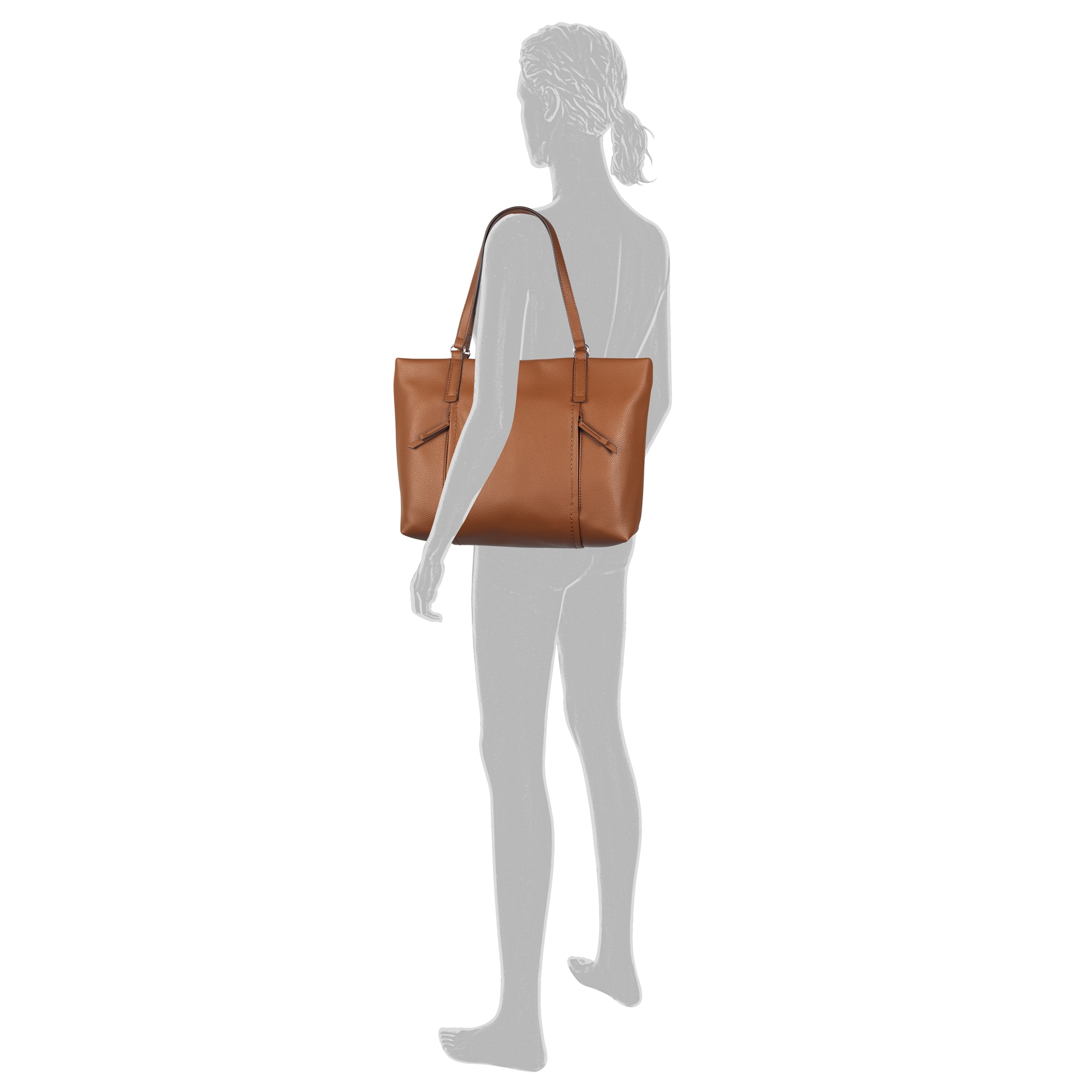 TOM TAILOR Shopper »Beca«, aus hochwertigem Kunstleder mit funktionalen Details