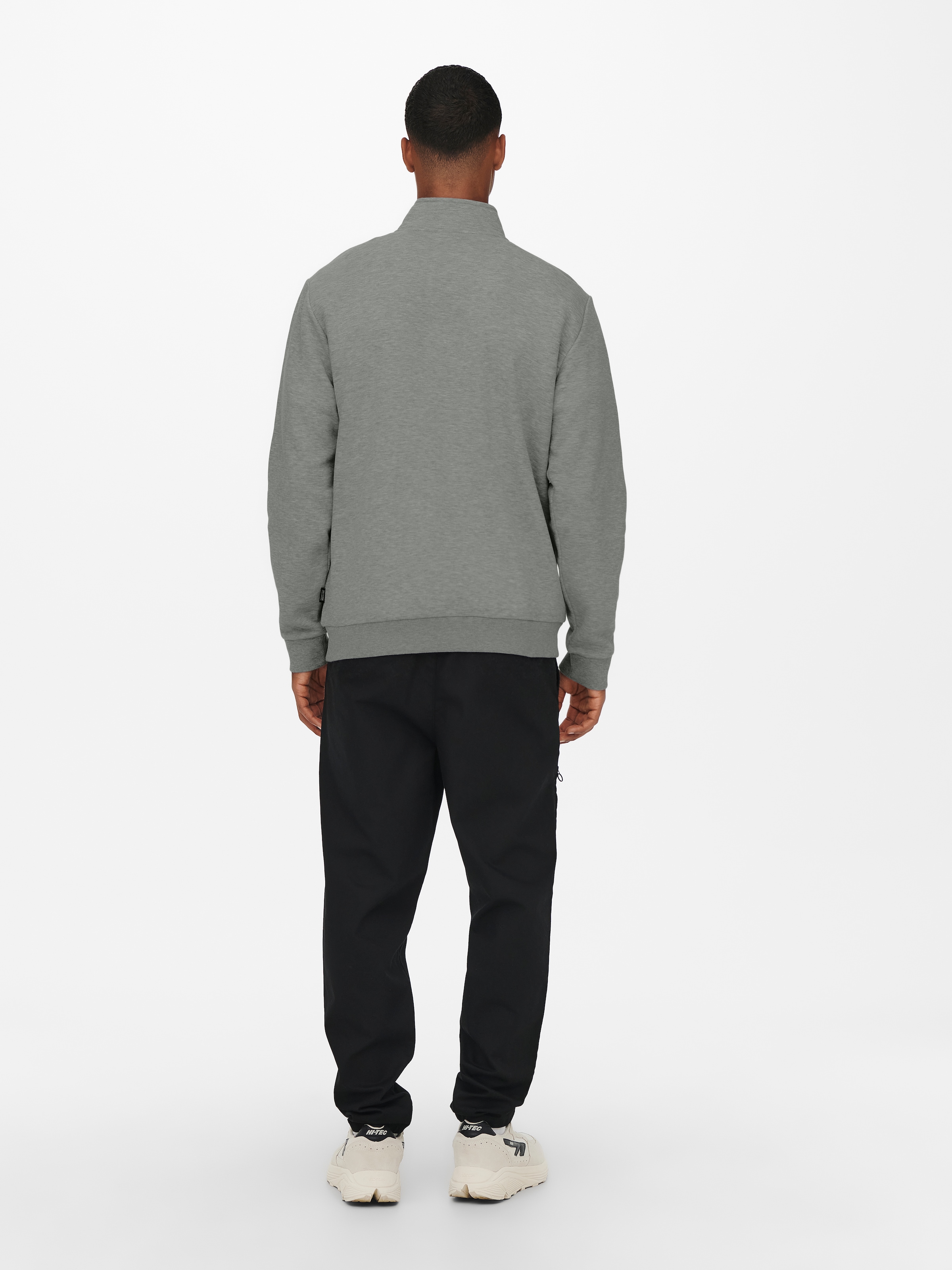 ONLY & SONS Sweatshirt »ONSCERES HALF ZIP SWEAT«, Baumwollmischung, regular fit
