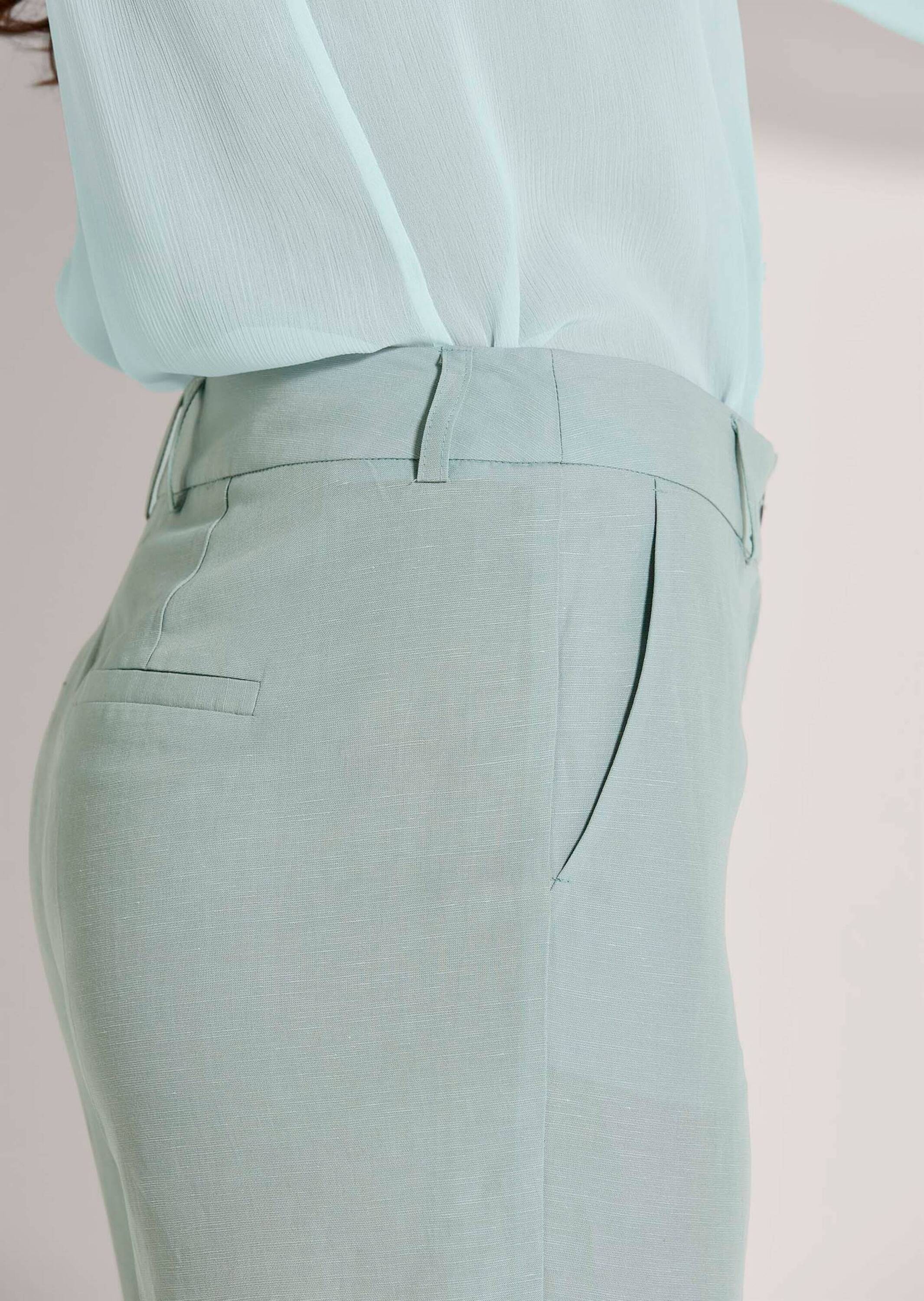 MADELEINE Bügelfaltenhose »Hose Bügelfalten-Hose mit Leinen«