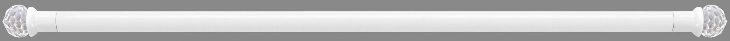 Good Life Vitragenstange »Crystal« Ø 10 mm 1 läufig-läufig ausziehbar