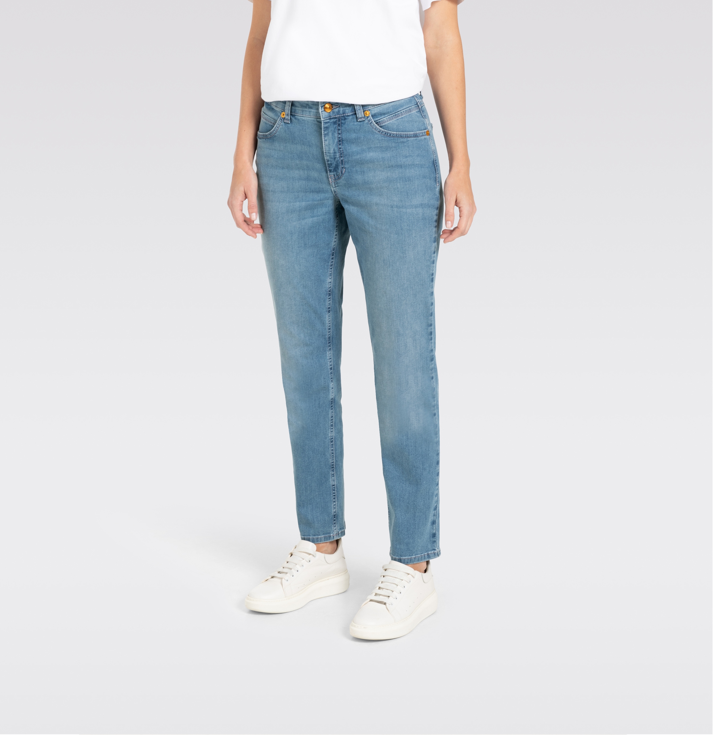 MAC Stretch-Jeans »Melanie«, Gerade geschnitten