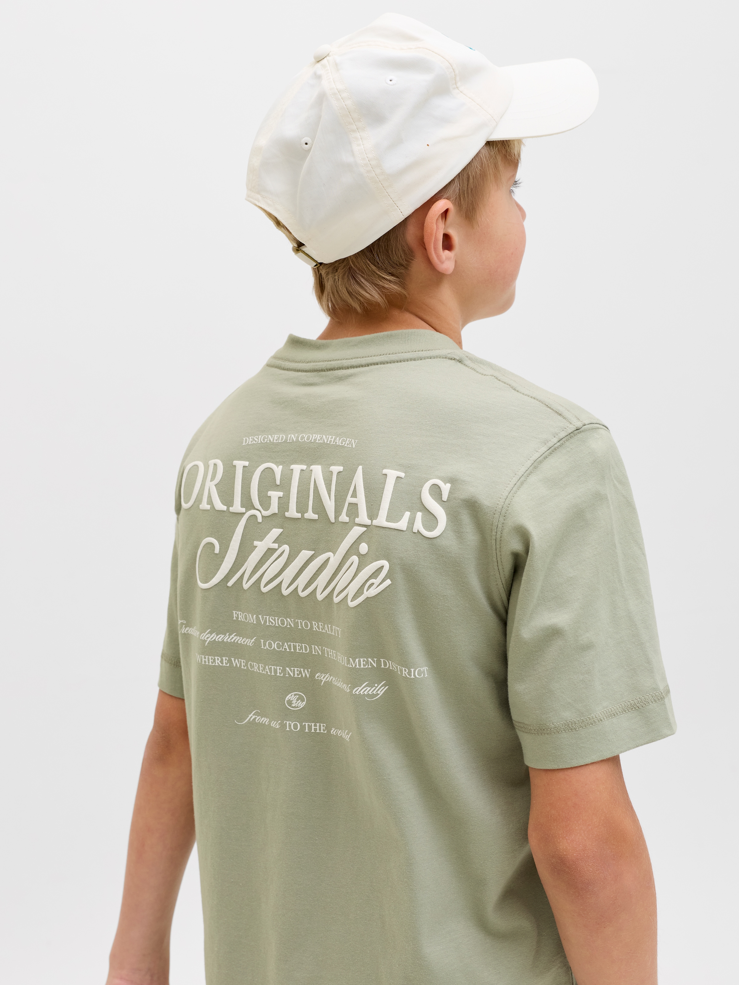 Jack & Jones Junior T-Shirt »JORNORREBRO TYPO TEE SS CREW NECK SN JNR«