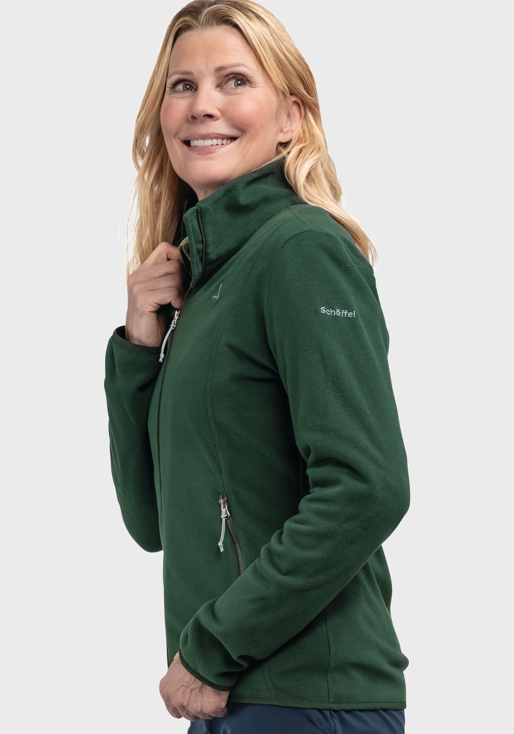 Schöffel Fleecejacke »Hiking Fleece Jk Style Ash WMS«, ohne Kapuze