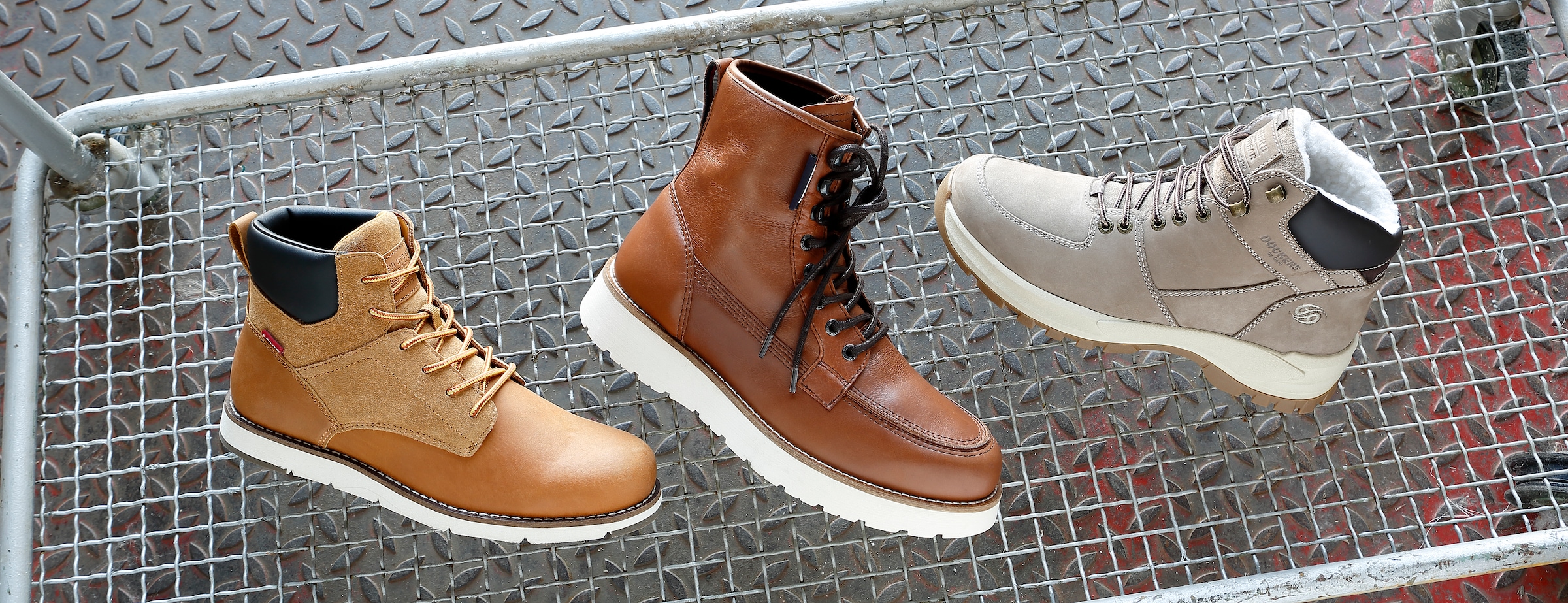 Dockers by Gerli Winterstiefel, High Top Sneaker, Schnürboots mit weich gepolstertem Schaftrand