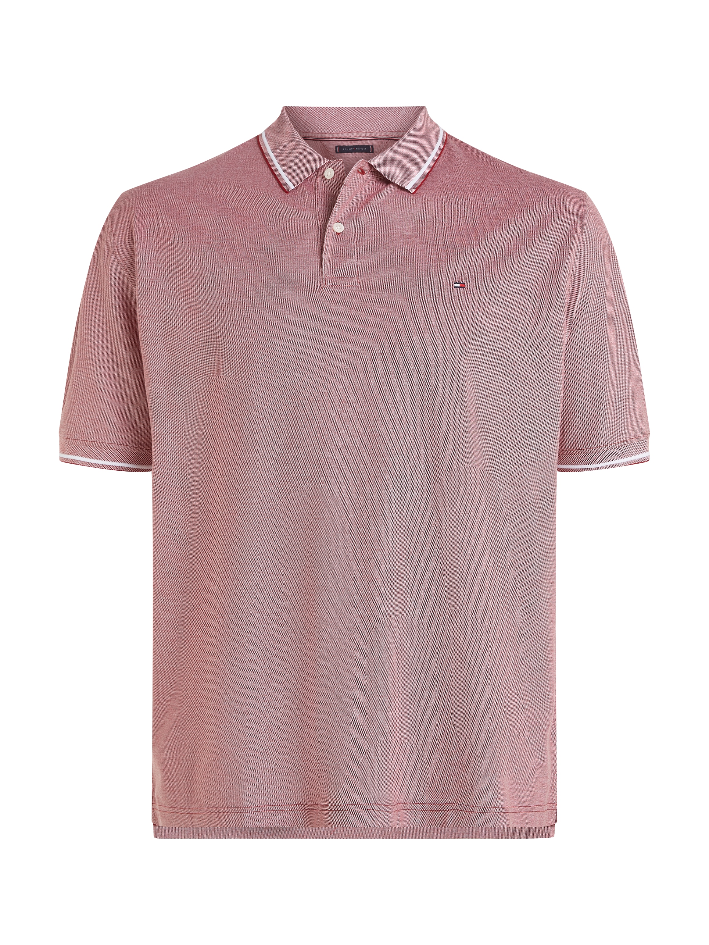 Tommy Hilfiger Big & Tall Poloshirt »BT-OXFORD TWO TONE REG POLO-B«, in Großen Größen, Logostickerei