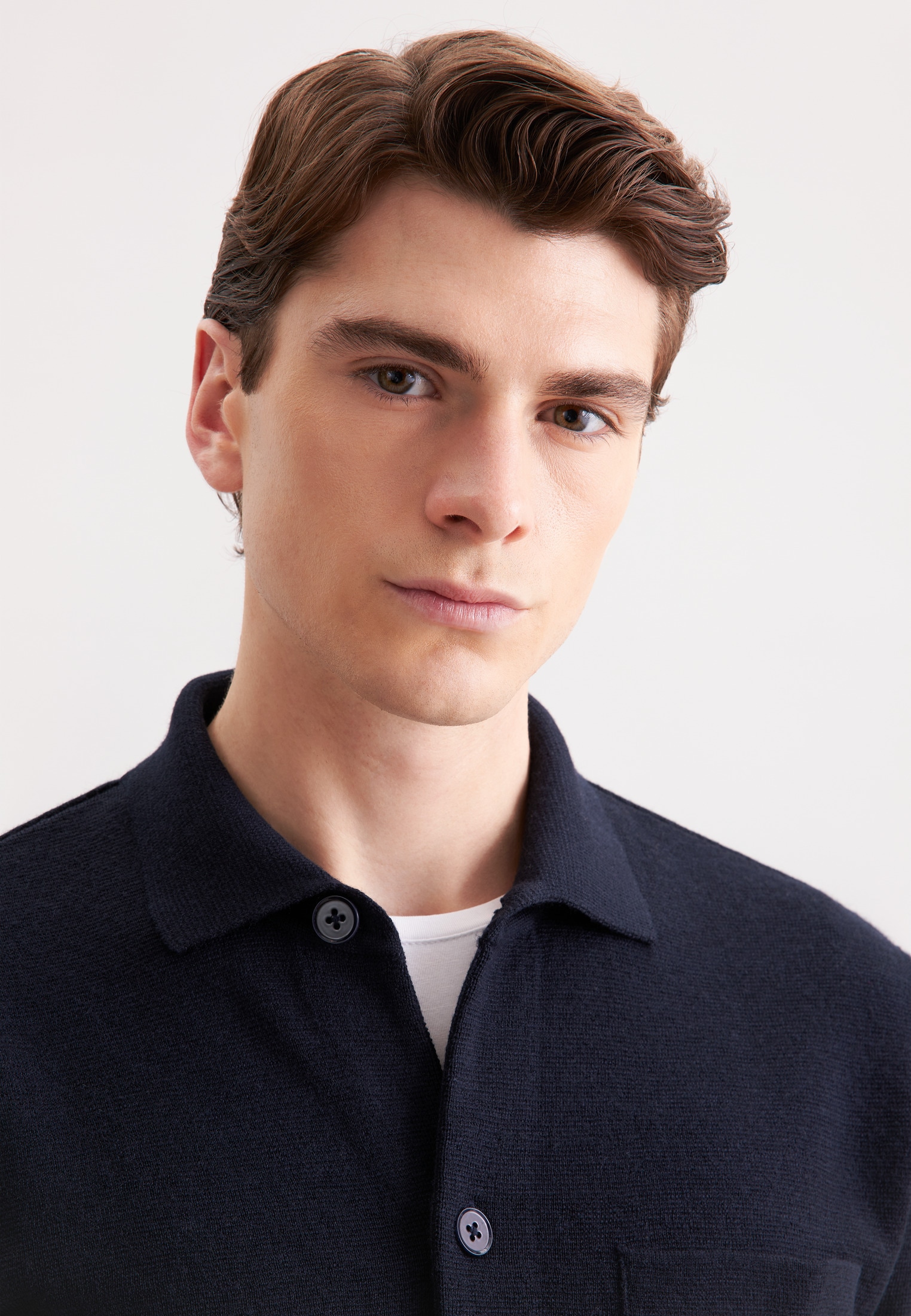 seidensticker Strickjacke »Schwarze Rose« 1/1 Kragen