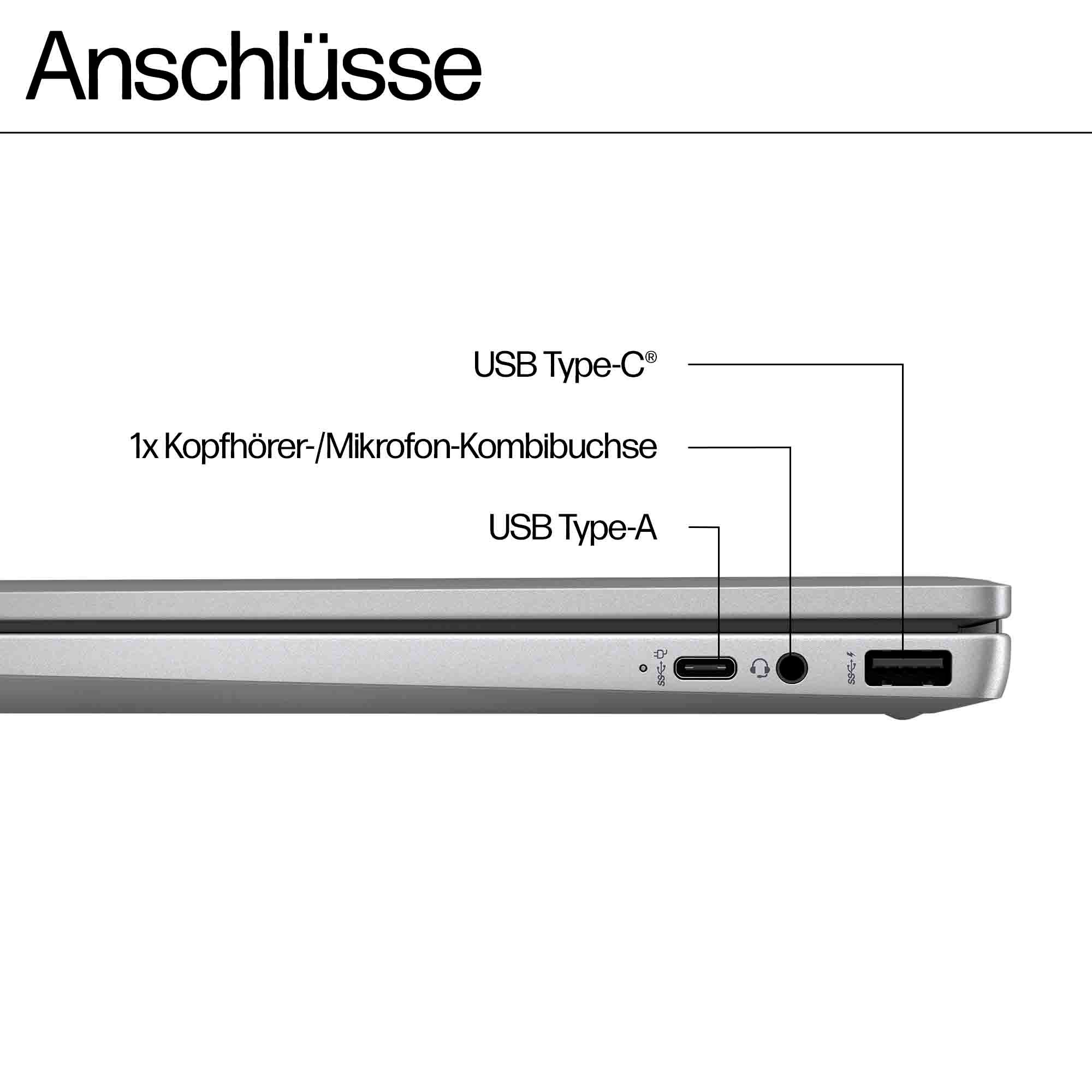 HP Chromebook »14b-cd0011ng«, 35,6 cm, / 14 Zoll, Intel, UHD Graphics, 128 GB SSD