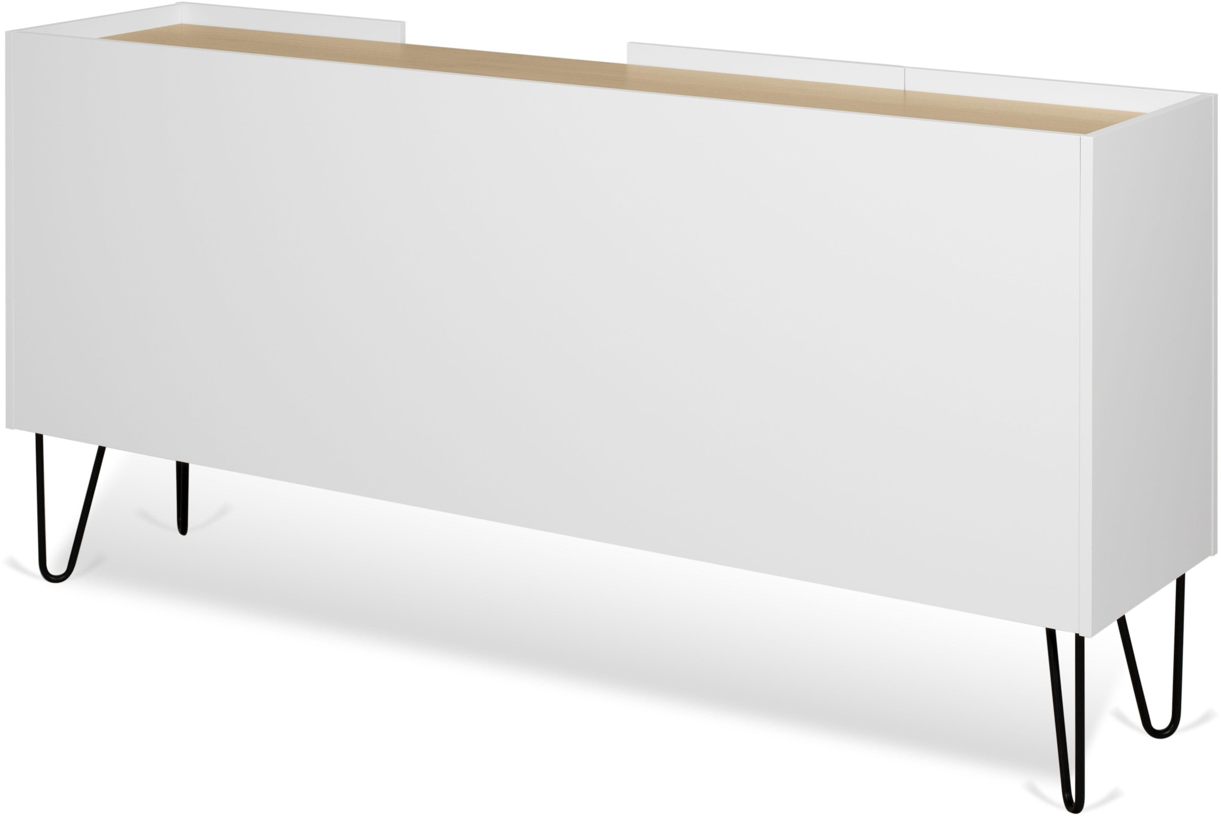 TemaHome Sideboard »Nina«, Kommode, schwarz lackiertes Metallgestell; Breite 180 cm