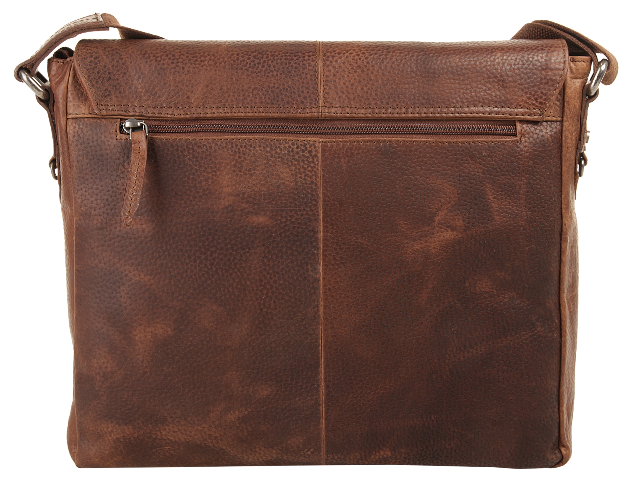 BODENSCHATZ Messenger Bag, echt Leder