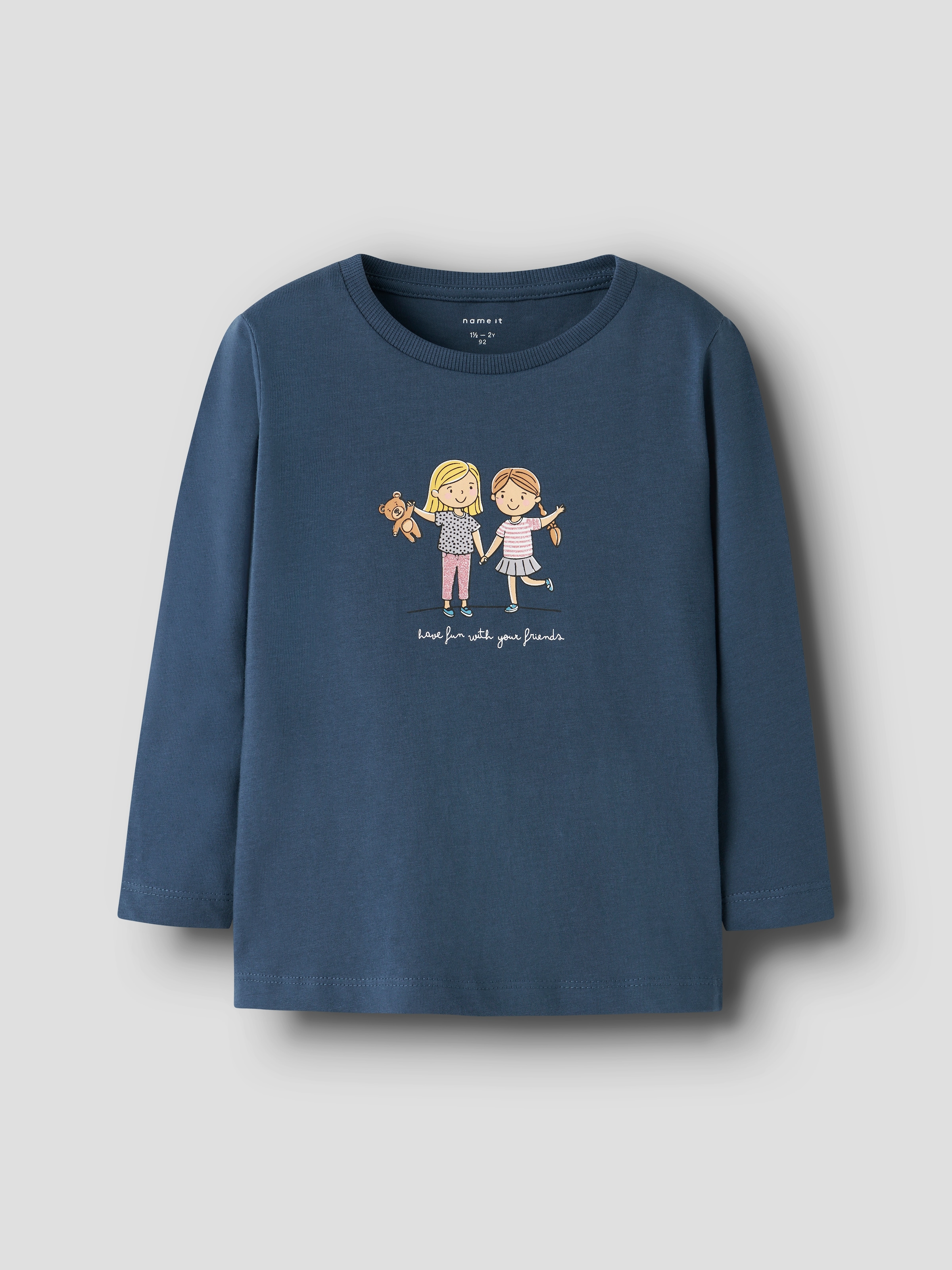 Name It Langarmshirt »NMFNIA 3P LS TOP« Packung, 3 Stk. Baumwolle, regular fit