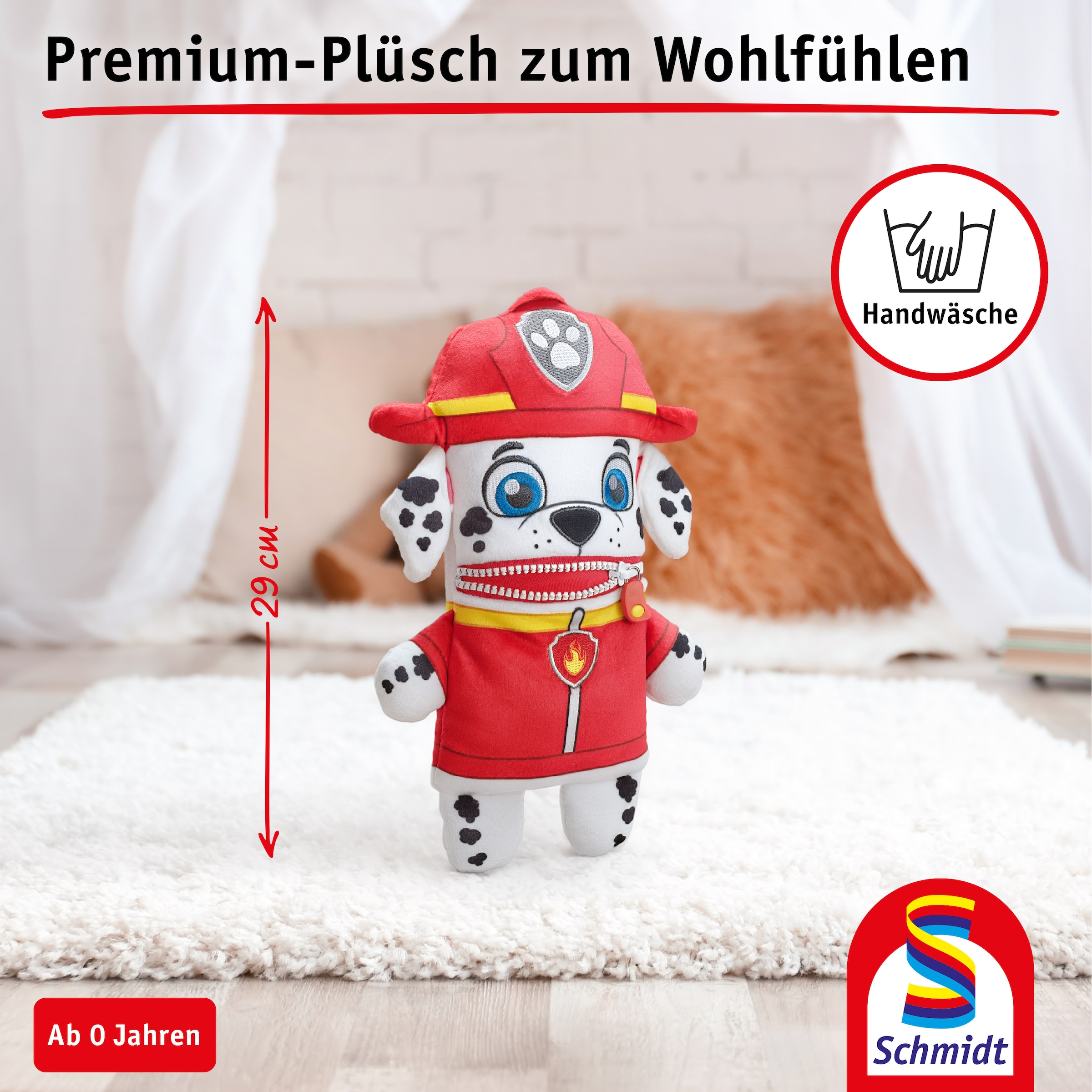 Schmidt Spiele Plüschfigur »Paw Patrol, Sorgenfresser Marshall 29 cm«