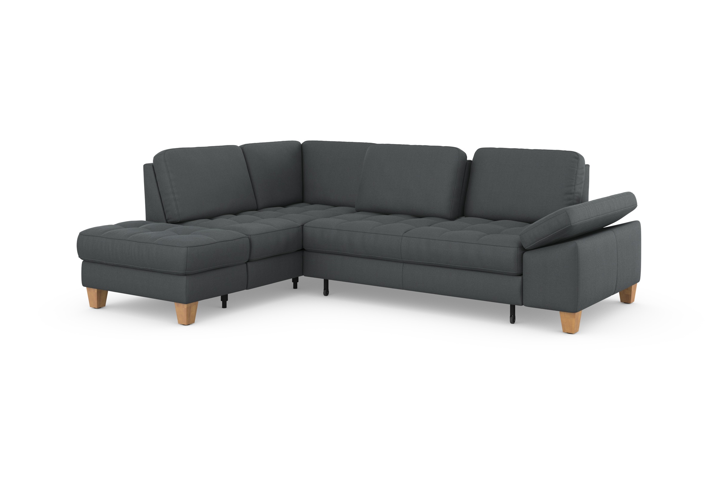 sit&more Ecksofa »Westham L-Form« mit Ottomane, mit oder ohne Bettfunktion, Bettkasten, Verstellung