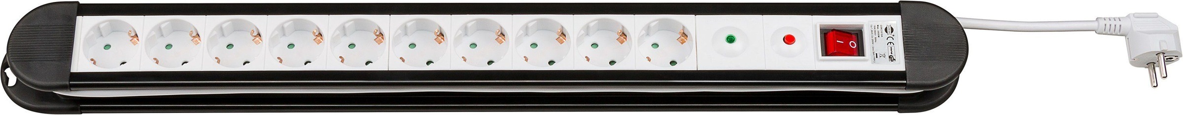 Steckdosenleiste »10 fach, schlagfest mit Überspannungsschutz«