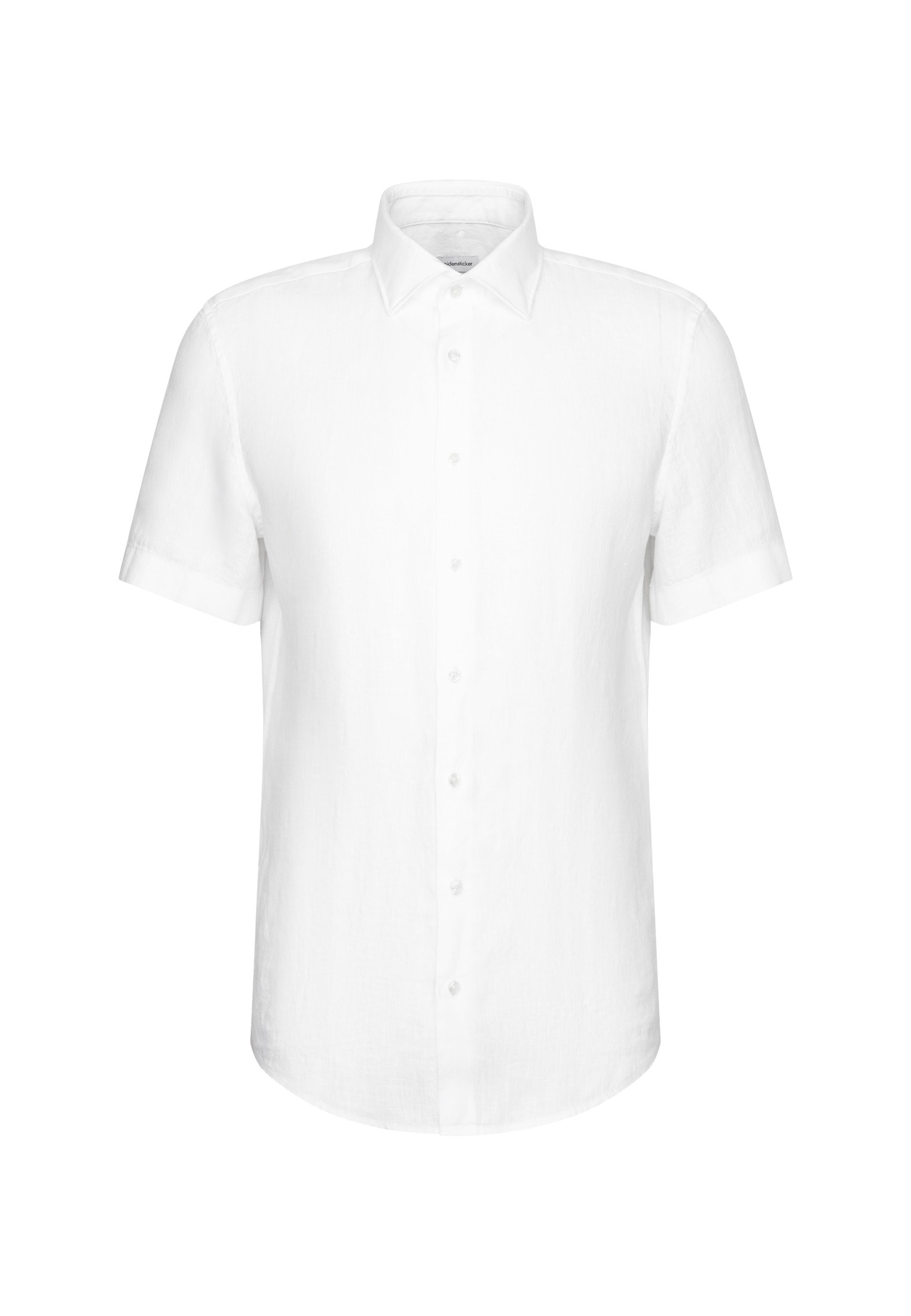 seidensticker Leinenhemd »Schwarze Rose« Shaped 1/2 Kentkragen Uni