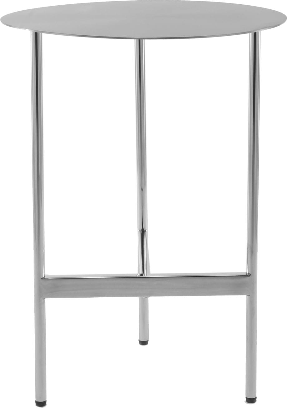 Kayoom Beistelltisch »Pero 125, Minimalistisches Design, Passt zu jedem Einrichtungsstil«, (1 St.), Gestelldesign aus Edelstahl, runde Ablagefläche, minimalistisch
