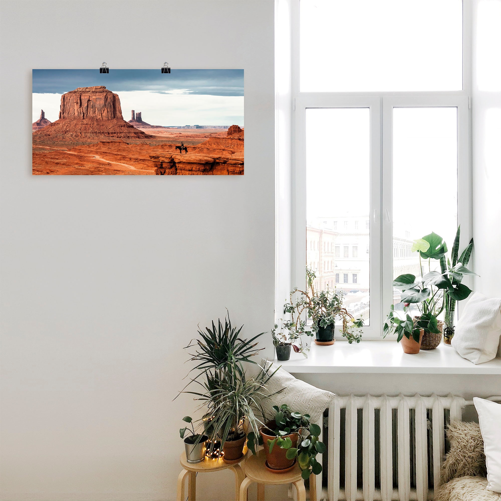 Artland Wandbild »Colorado - Utah Monument Valley«, Amerika, (1 St.), als Leinwandbild, Poster in verschied. Größen