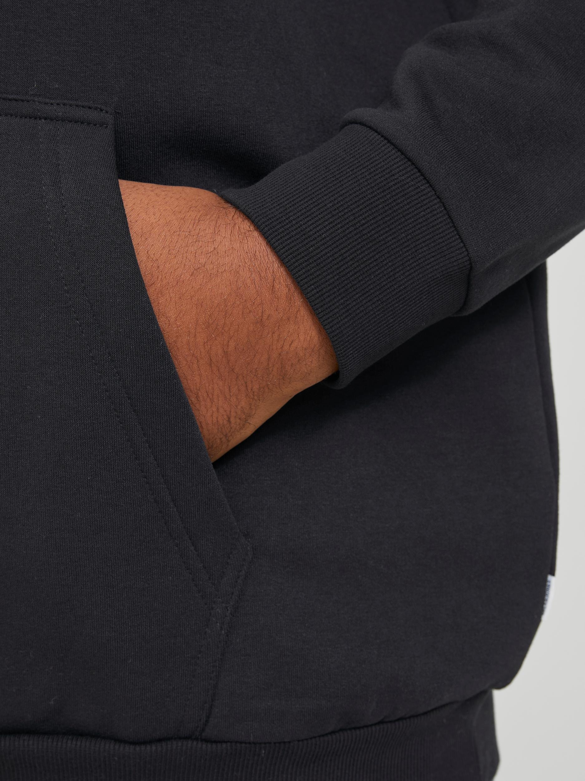 Jack & Jones PlusSize Kapuzensweatshirt »JJEBRADLEY SWEAT HOOD NOOS PLS«, mit Rippbündchen