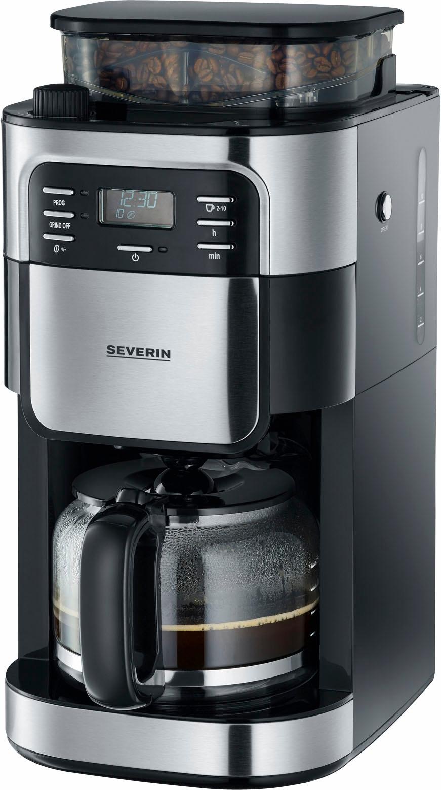 Severin Kaffeemaschine mit Mahlwerk »KA 4810«, Permanentfilter, 1x4, Mahlwerk-Deaktivierungsfunktion