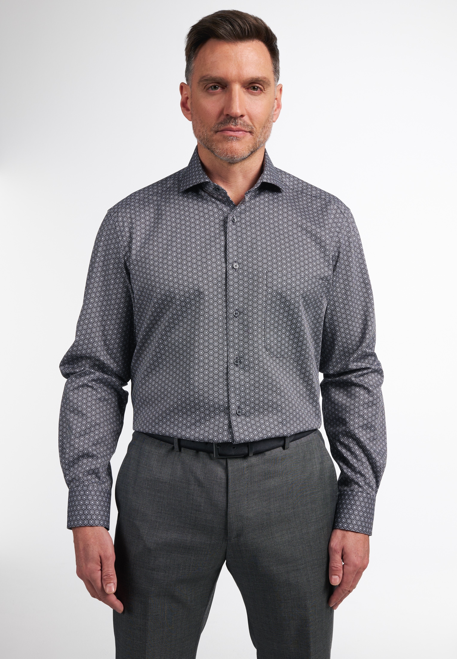 Eterna Langarmhemd »COMFORT FIT« NON IRON (bügelfrei)