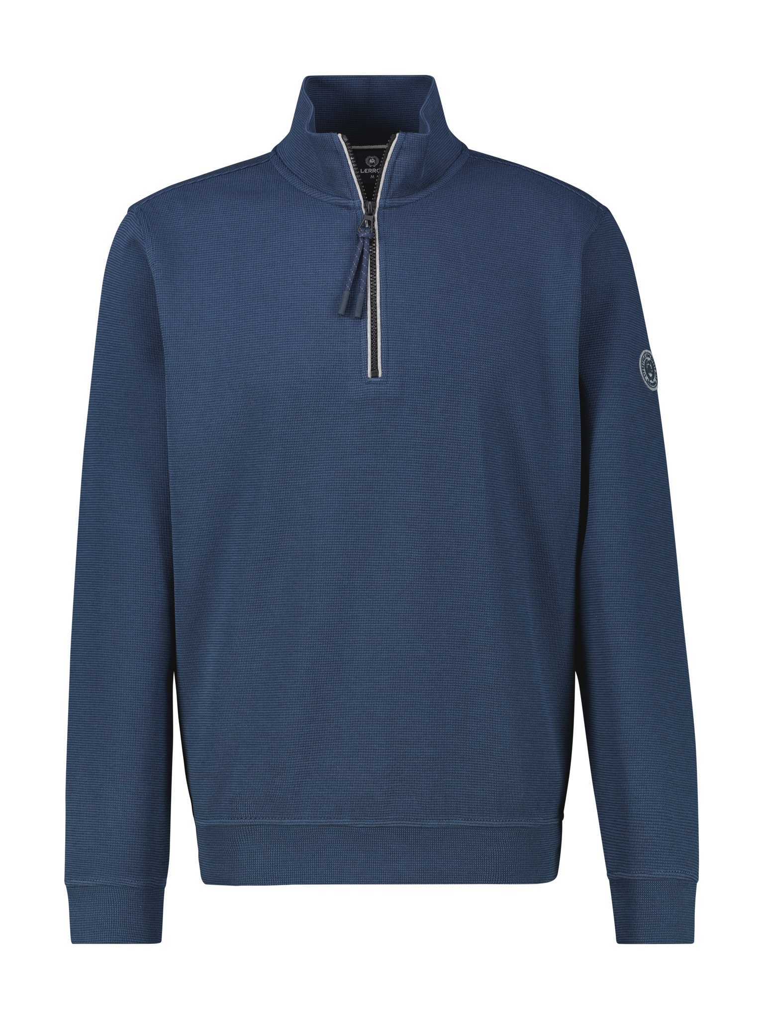 LERROS Sweater »SELANIK«, Troyerkragen mit Reißverschluss
