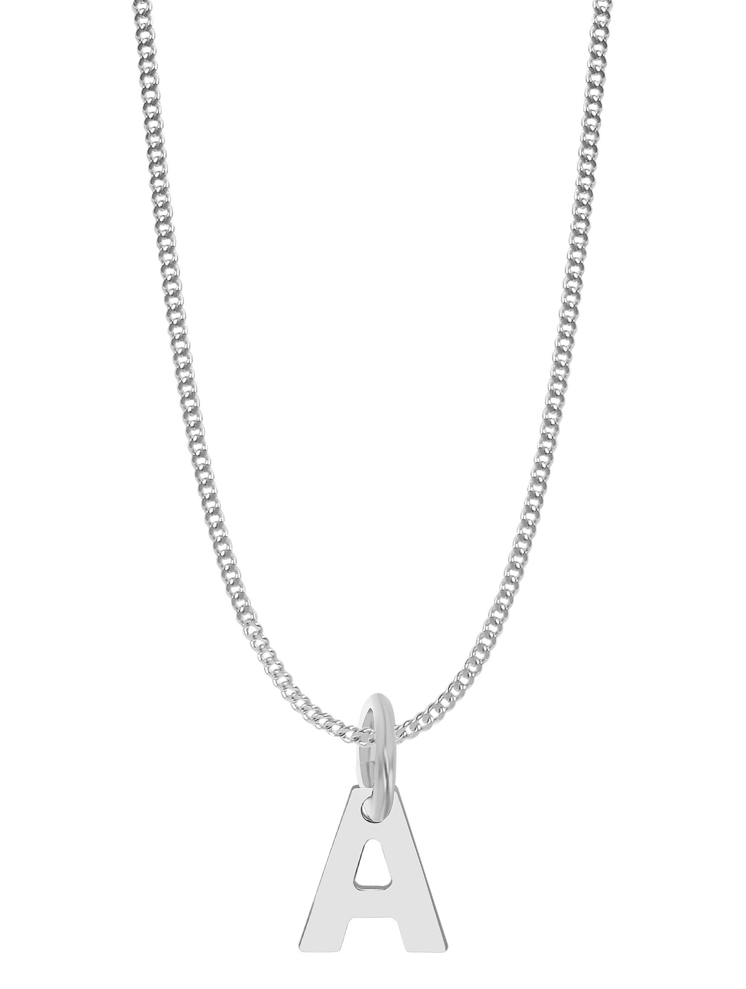 Adelia´s Buchstabenanhänger »Unisex Anhänger ¿ Buchstabe N Buchstabenanhänger aus 925 Silber«