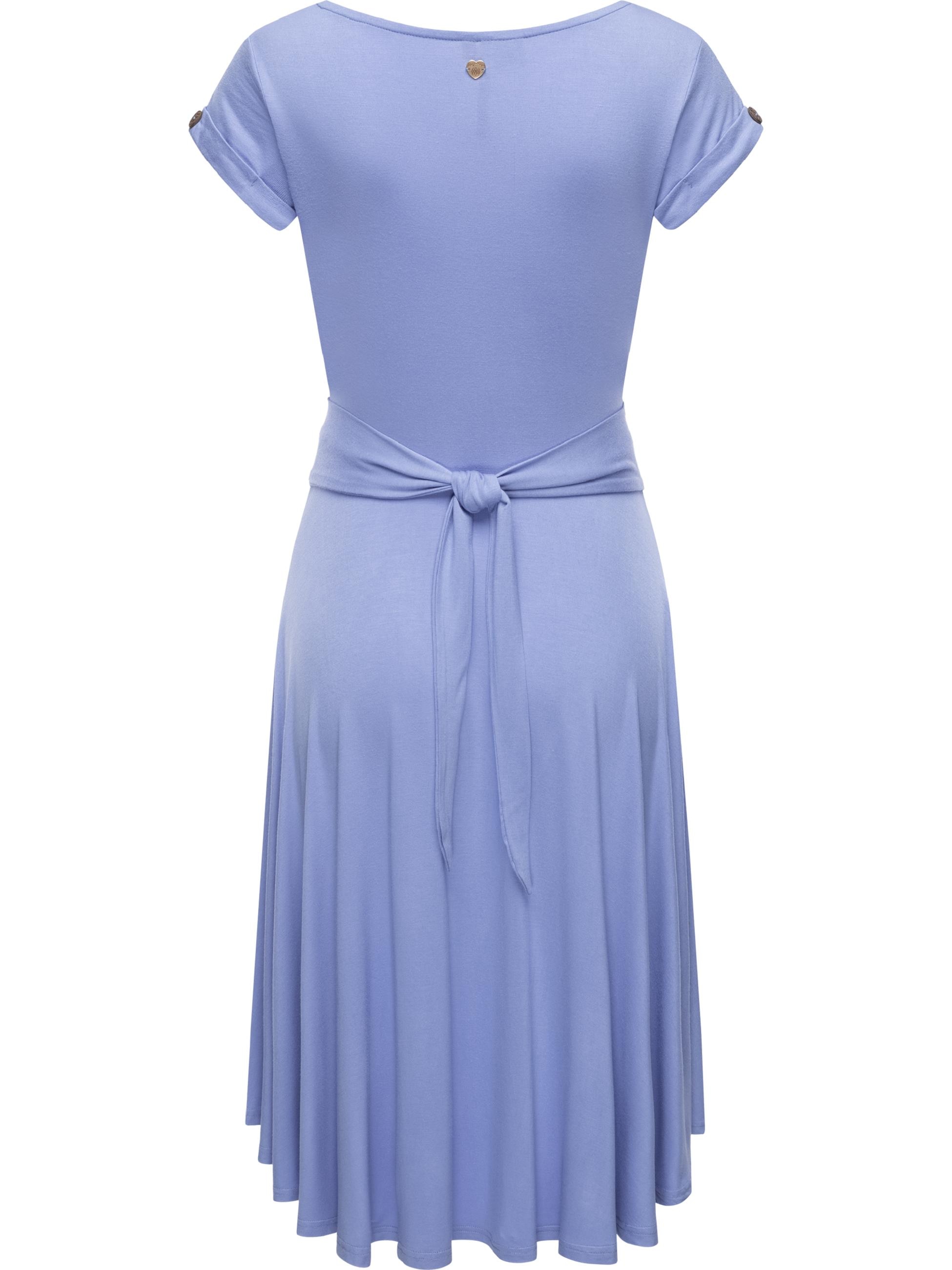 Ragwear Sommerkleid »Sommerkleid Yvone Solid«, leichtes Jersey-Kleid mit Taillengürtel