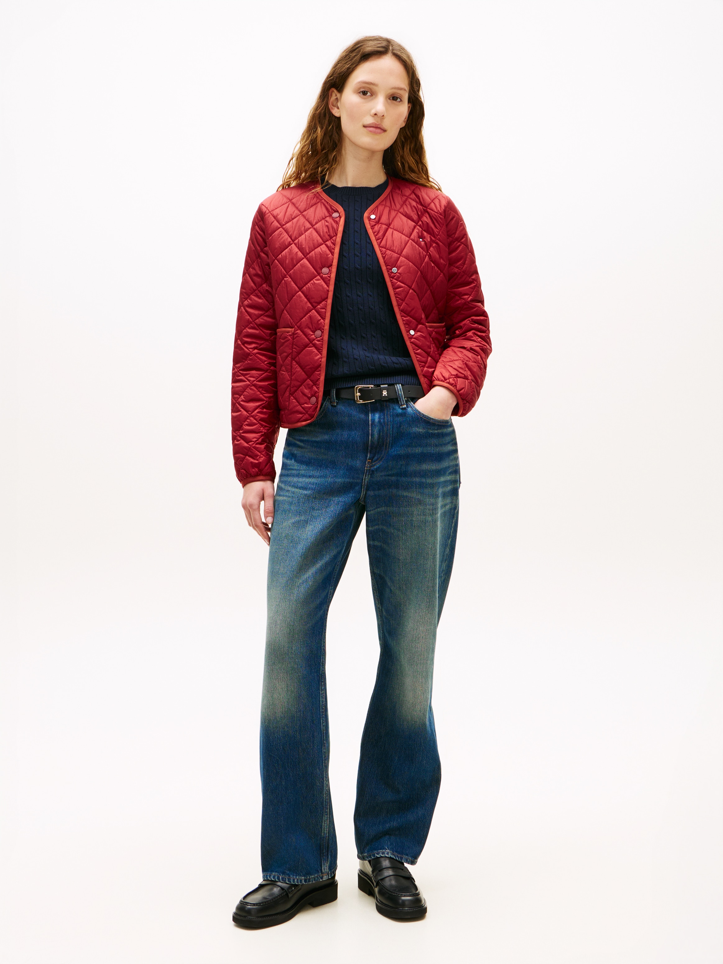 Tommy Hilfiger Steppjacke »LW PADDED REG QUILTED JACKET« in leicht verkürzter Länge, Regular Fit