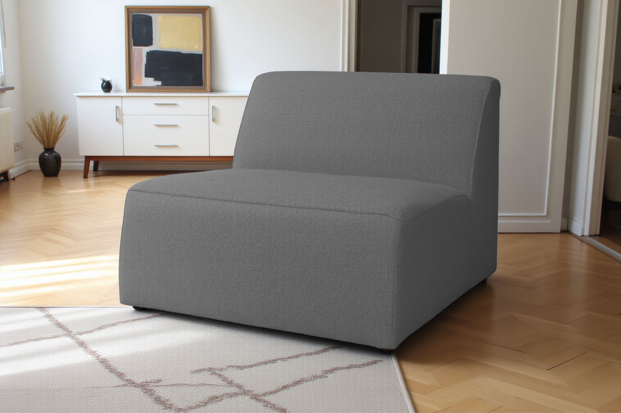 INOSIGN Sofa-Mittelelement »Koa, Sofamodul, passend zur Serie KOA,«, in Webstoff, weicher Lounge-Sitzkomfort