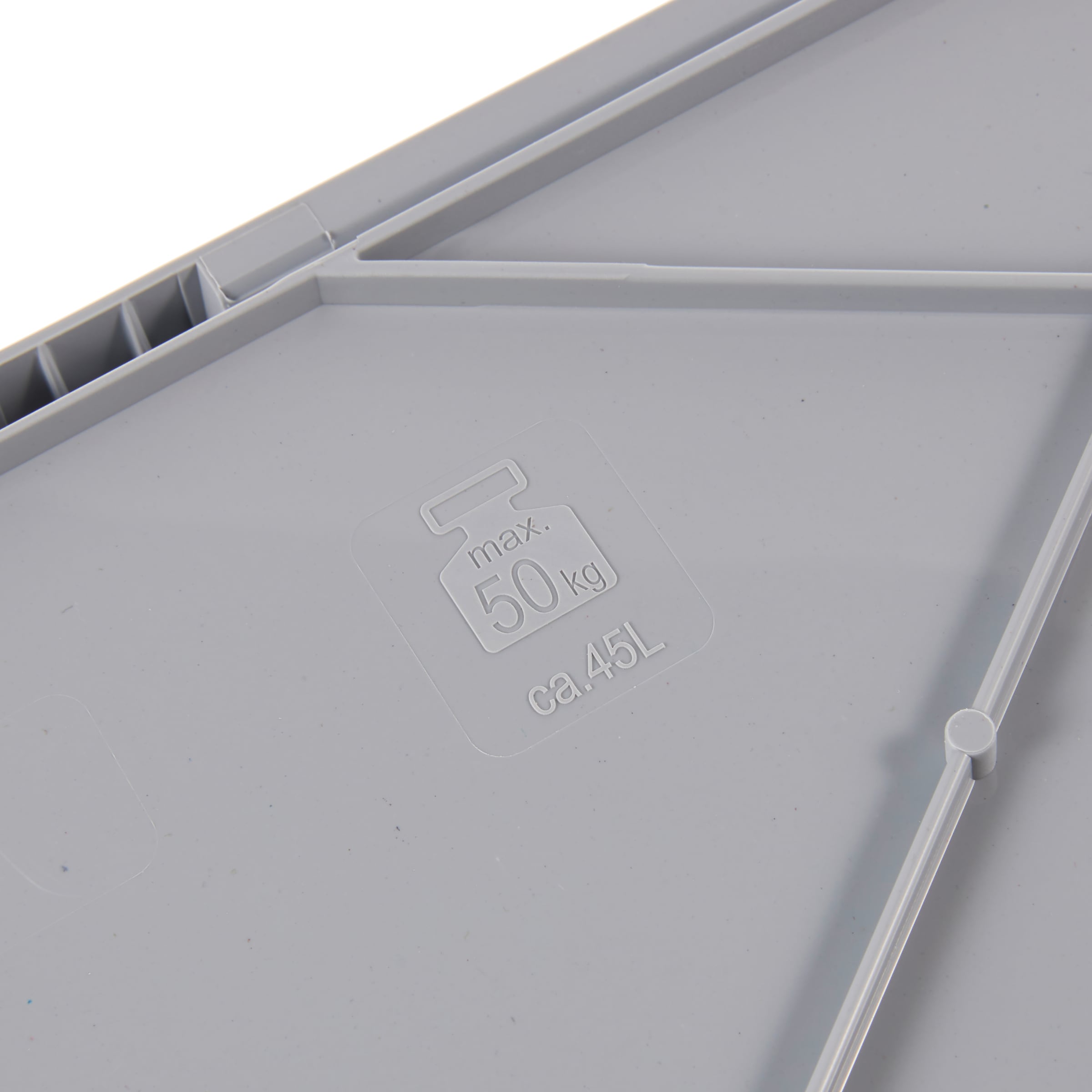 keeeper Klappbox »ben eco, Profi-Klappbox mit Softgriffen, 54 x 37 x 28 cm, 45 l«, (1 tlg.), Soft-Touch-Griffe, zusammenklappbar