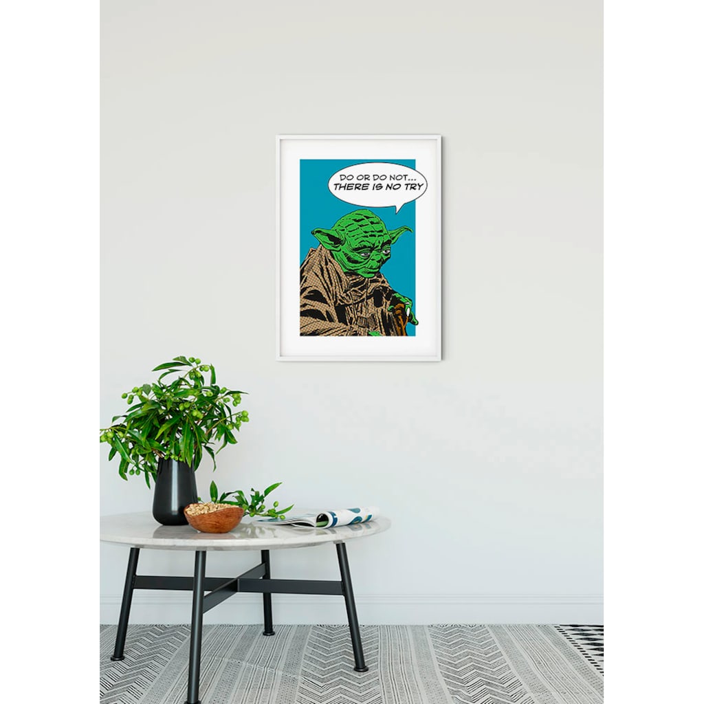 Komar Poster »Star Wars Classic Comic Quote Yoda«, Star Wars, (1 St.), Kinderzimmer, Schlafzimmer, Wohnzimmer