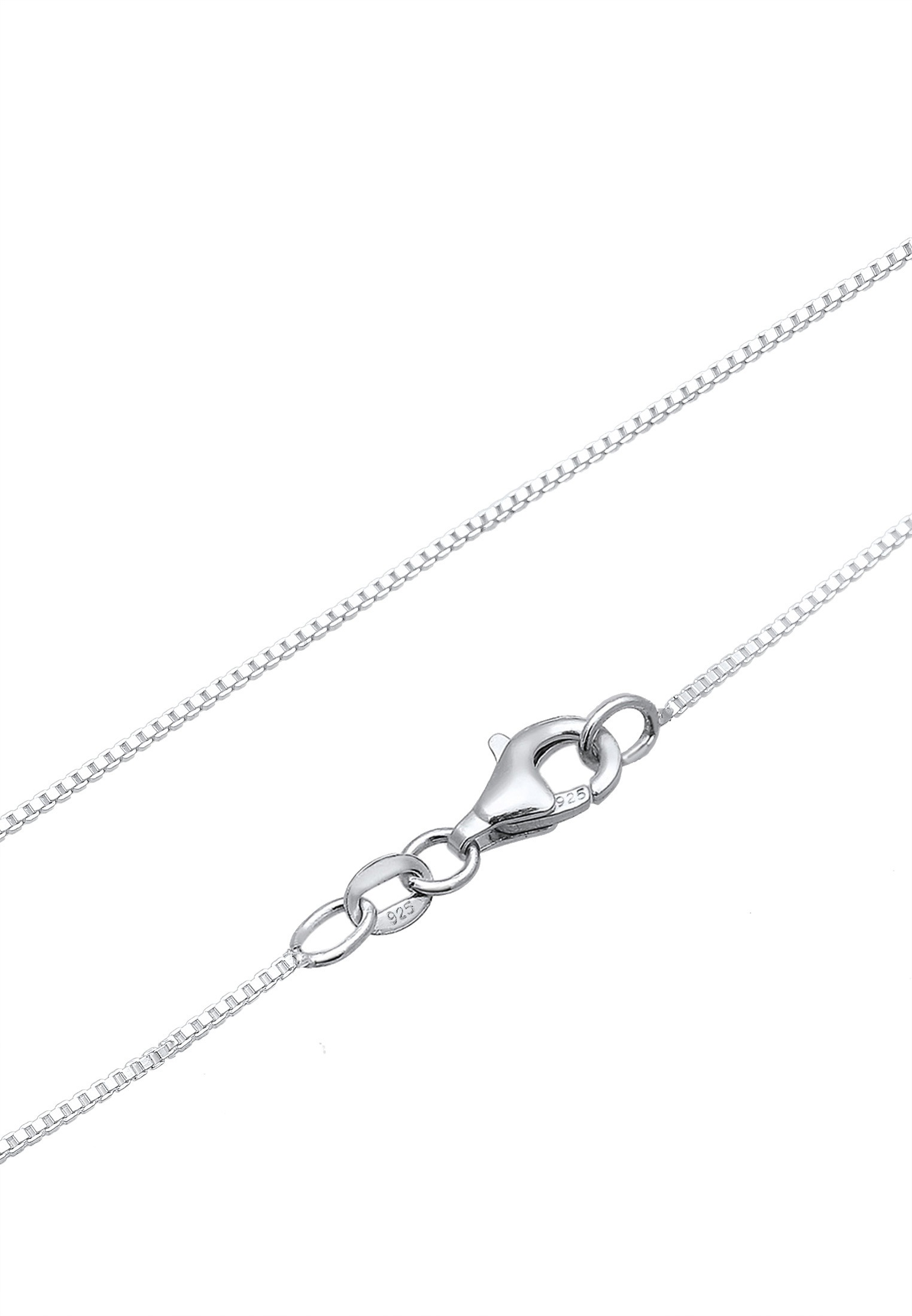 Elli Kette mit Anhänger »Halskette Plättchen Organic 925 Sterling Silber«