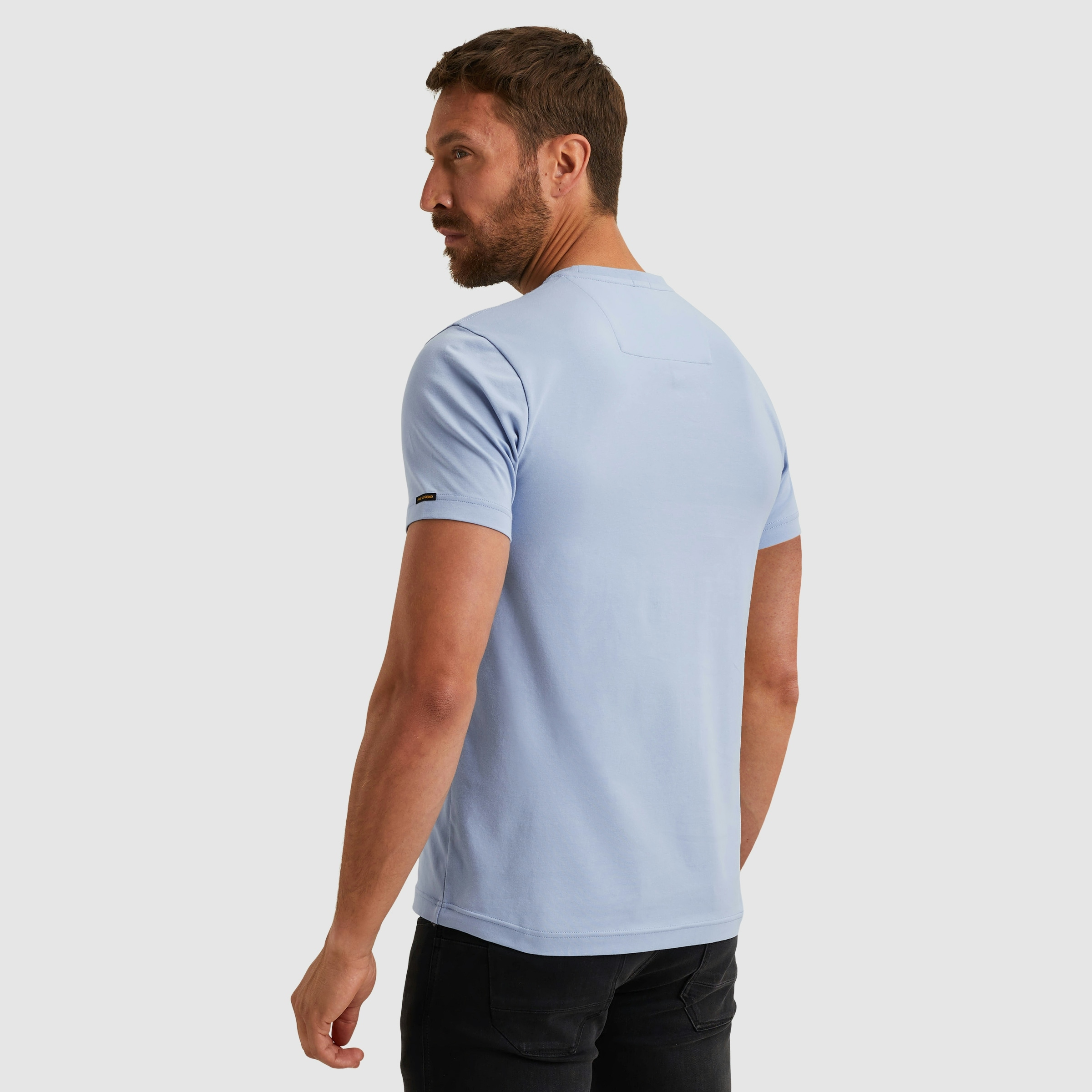 PME LEGEND T-Shirt mit Logobadge