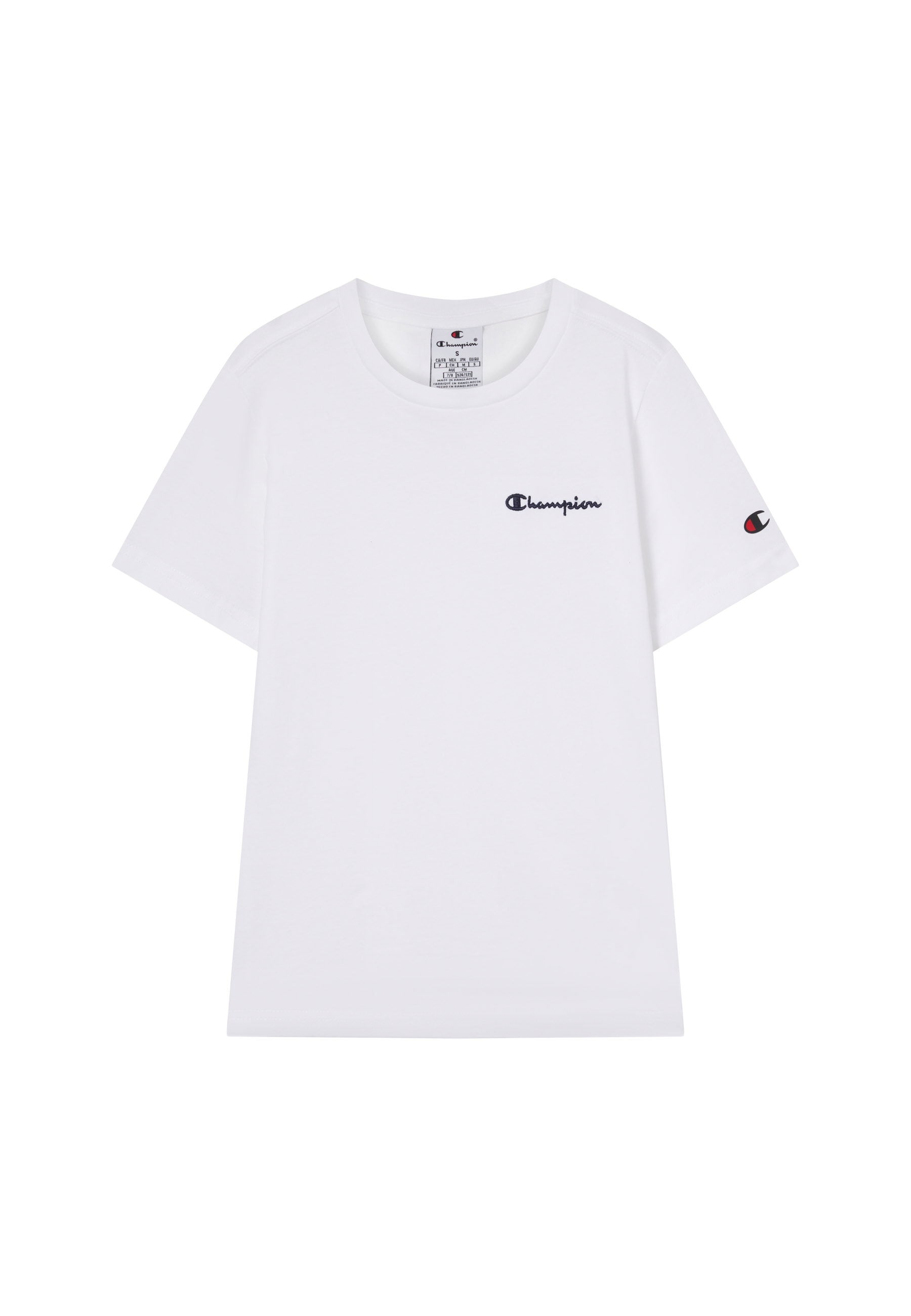 Champion T-Shirt »ICONS CONTRAST Crewneck T-Shirt« klassischer Schnitt, Kurzarm, für Kinder, für Sportmode