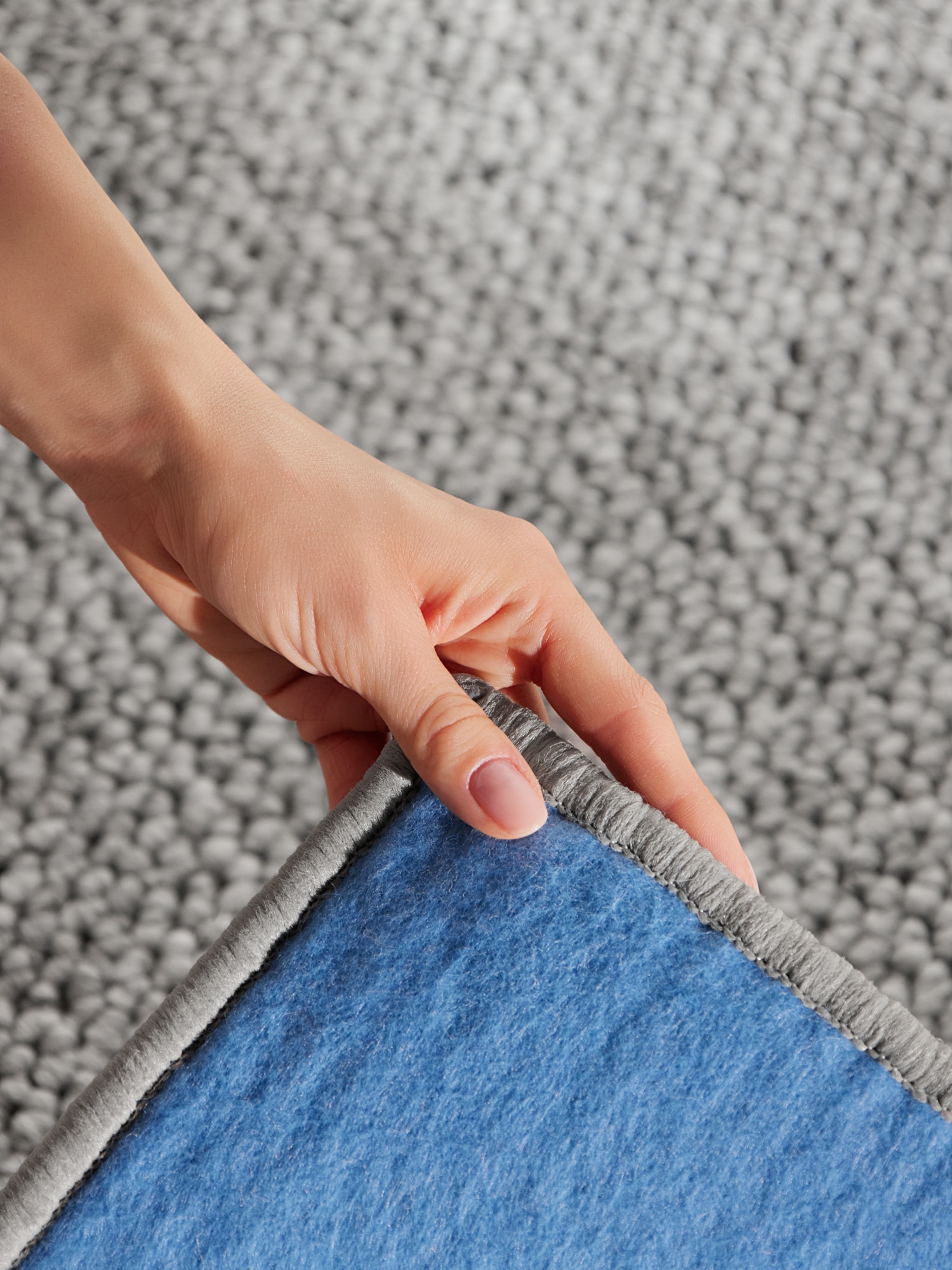 HANSE Home Bettumrandung »Wolly 2« Höhe 12 mm 3 Stk. tlg. Bettvorleger, 3-teiliger Läufer Set, Unifarben, Kurzflor, Bettläufer