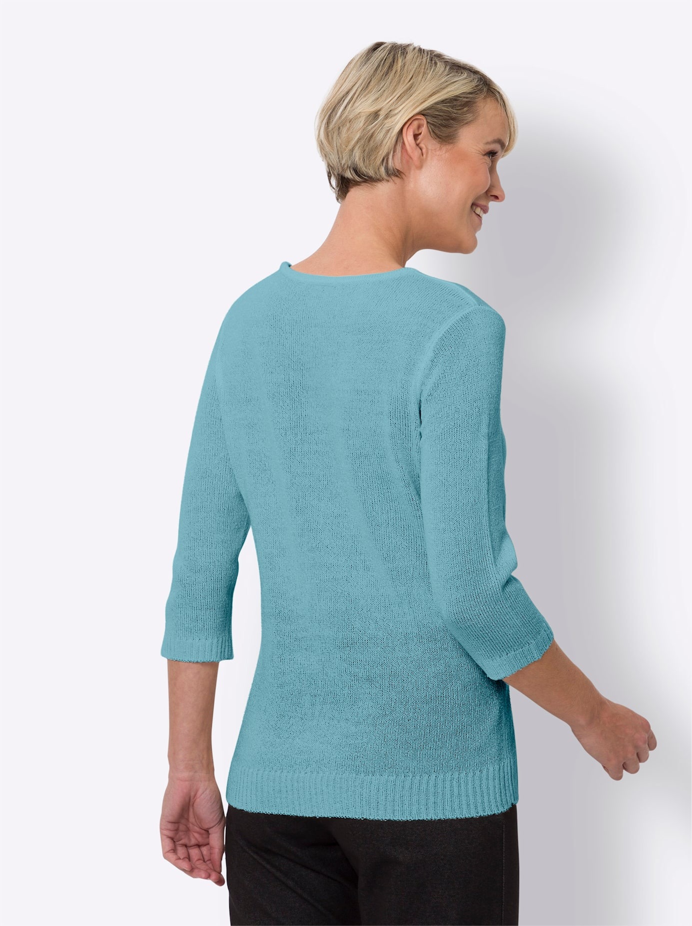 Classic Basics 3/4 Arm-Pullover »Rundhals-Pullover«