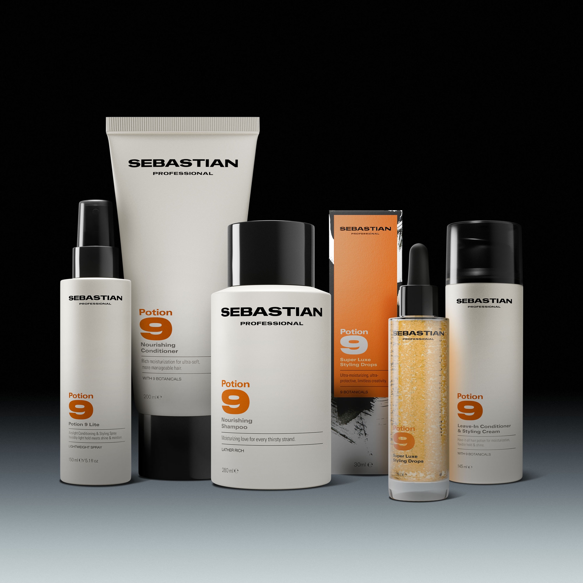 Sebastian Professional Haarfluid »Potion 9 Drops« für geschädigtes, glanzloses, trockenes und widerspenstiges Haar
