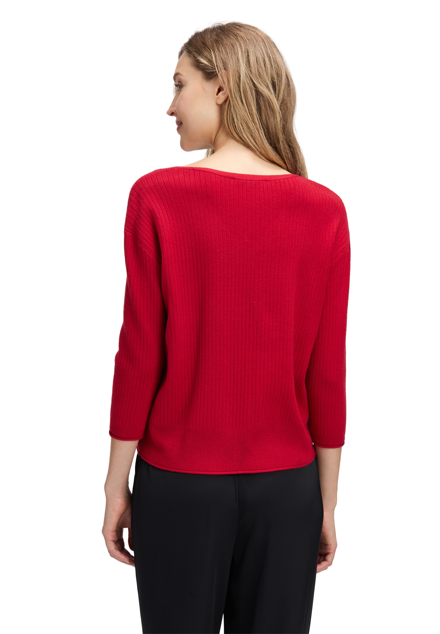 Betty Barclay Rundhalspullover »Feinstrickpullover mit V-Ausschnitt«