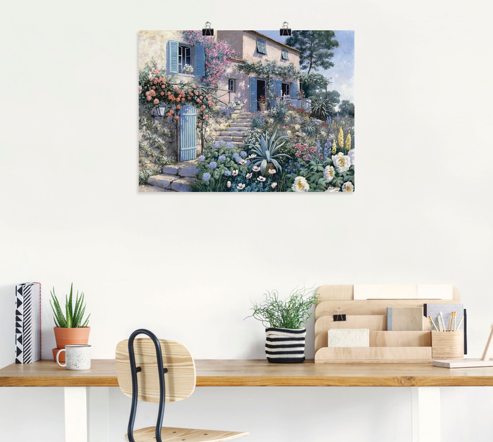 Artland Wandbild »Stufen zum«, Garten, (1 St.), als Leinwandbild, Poster, Wandaufkleber in verschied. Größen