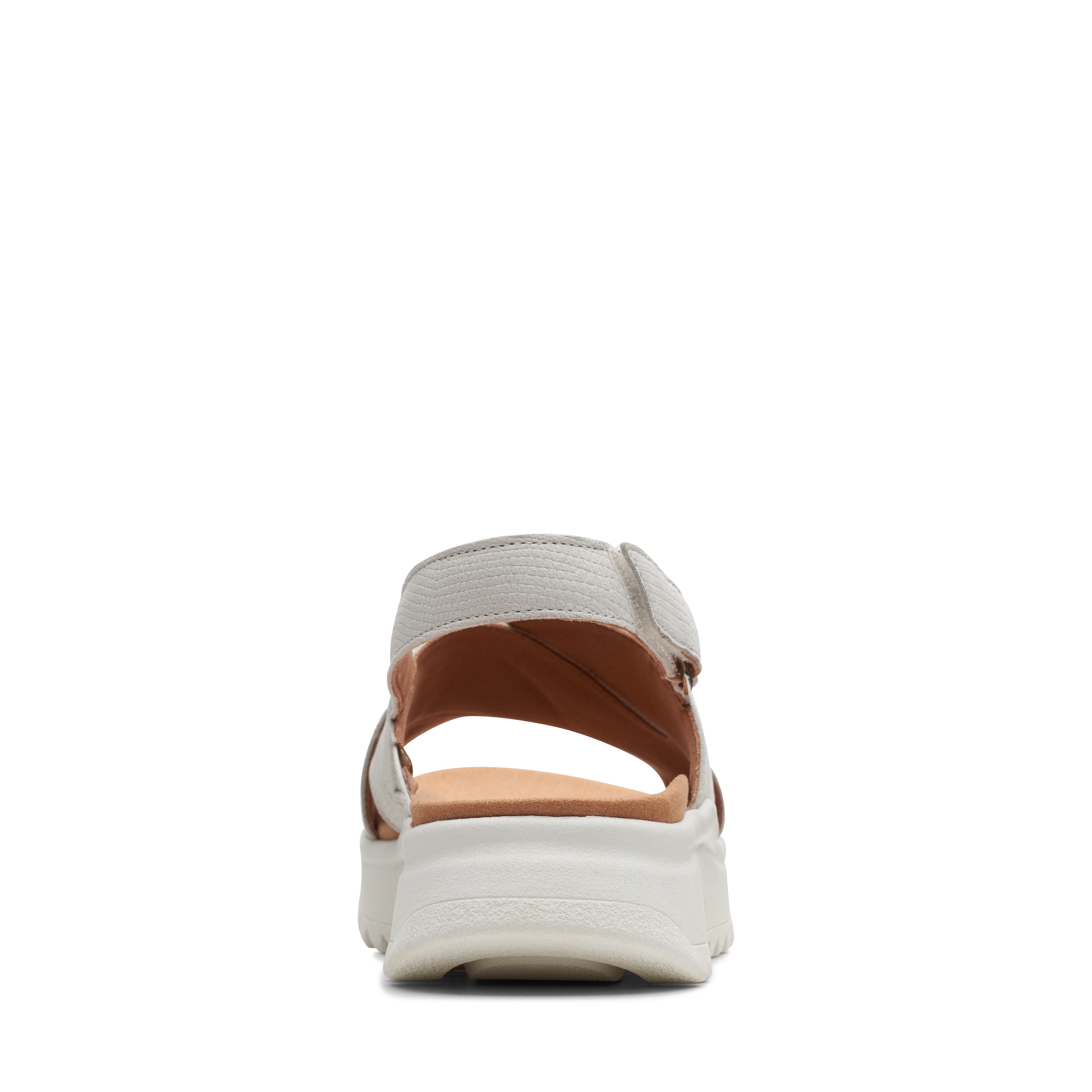 Clarks Sandale »DashLite Wish«, Plateausandale, Klettschuh mit modischer Kreuzbandage