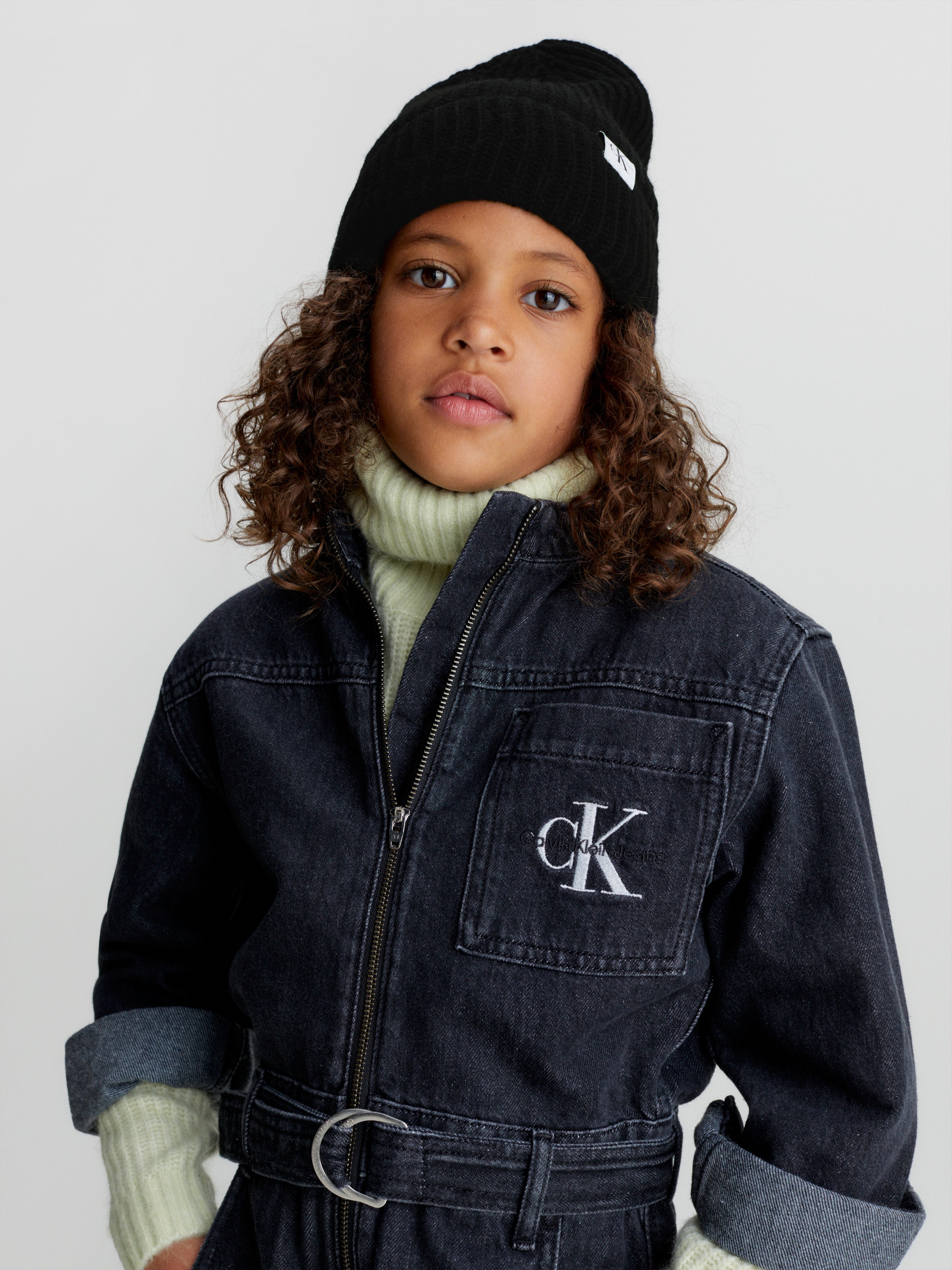 Calvin Klein Jeans Beanie, mit Monogramm-Label